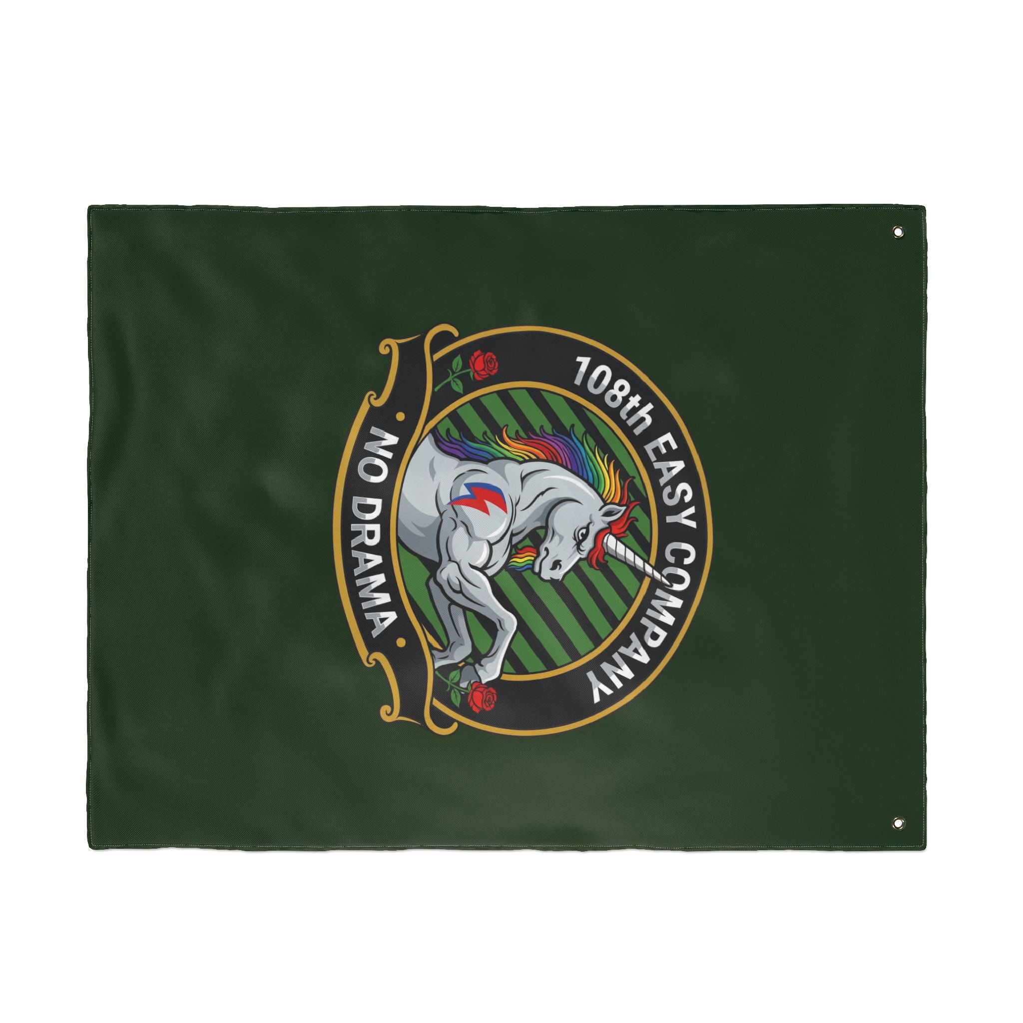 Vertical - Timbers Army - 108th Easy Company  Double-Sided Military Flag