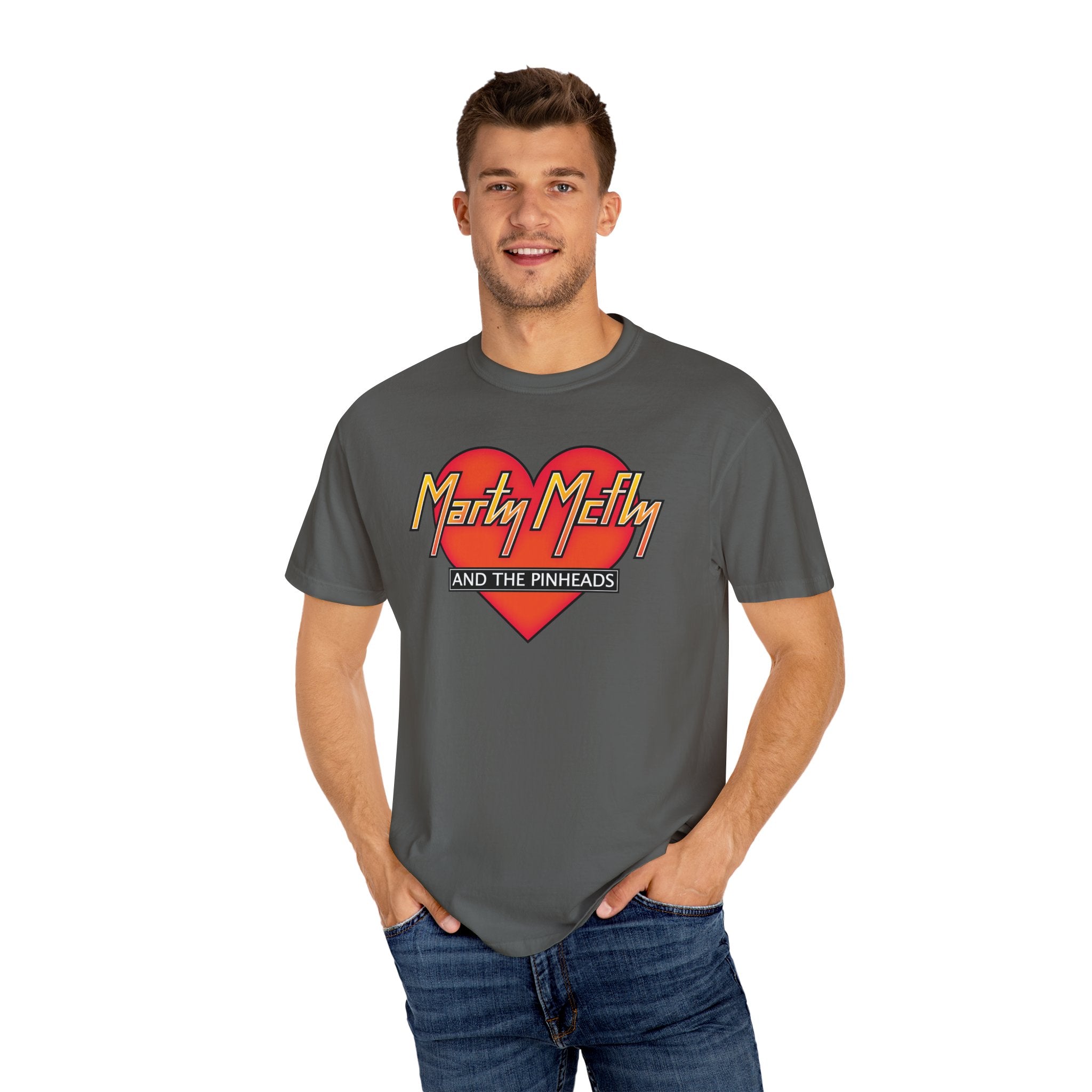 Marty McFly & The Pinheads Heart Logo T-Shirt