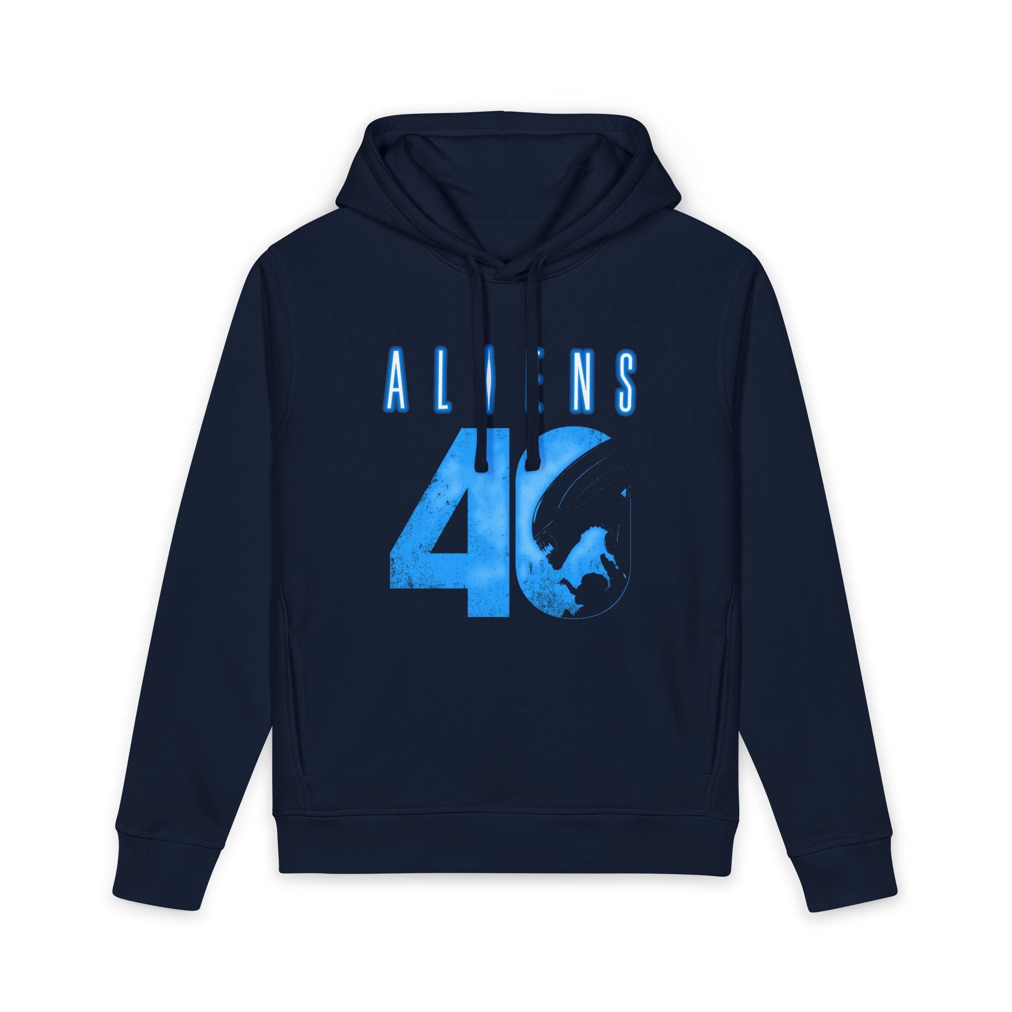 Aliens 40 Hoodie — Sci‑Fi Logo Pullover Hoodie