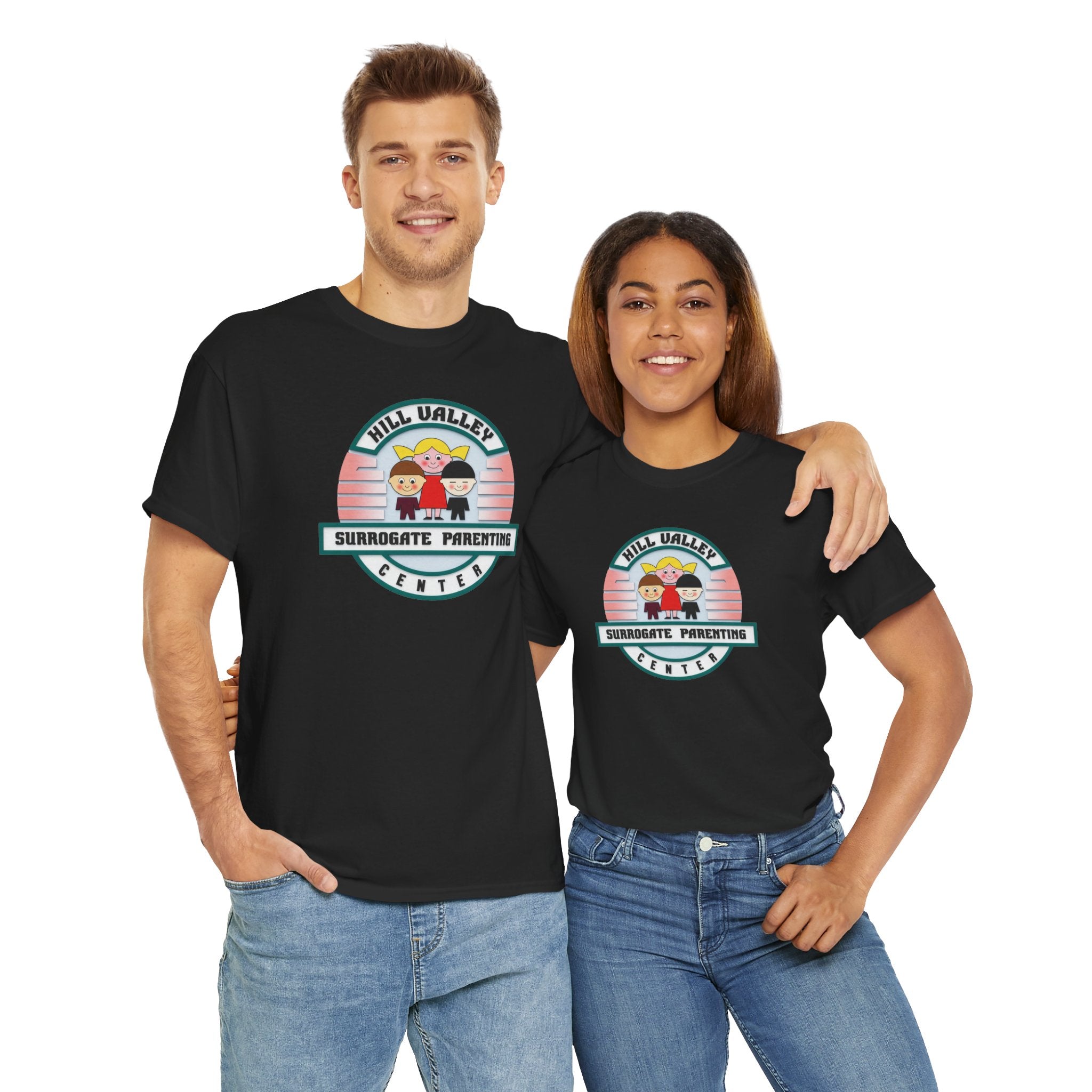 Hill Valley 2015 Surrogate Parenting Center Logo Tee