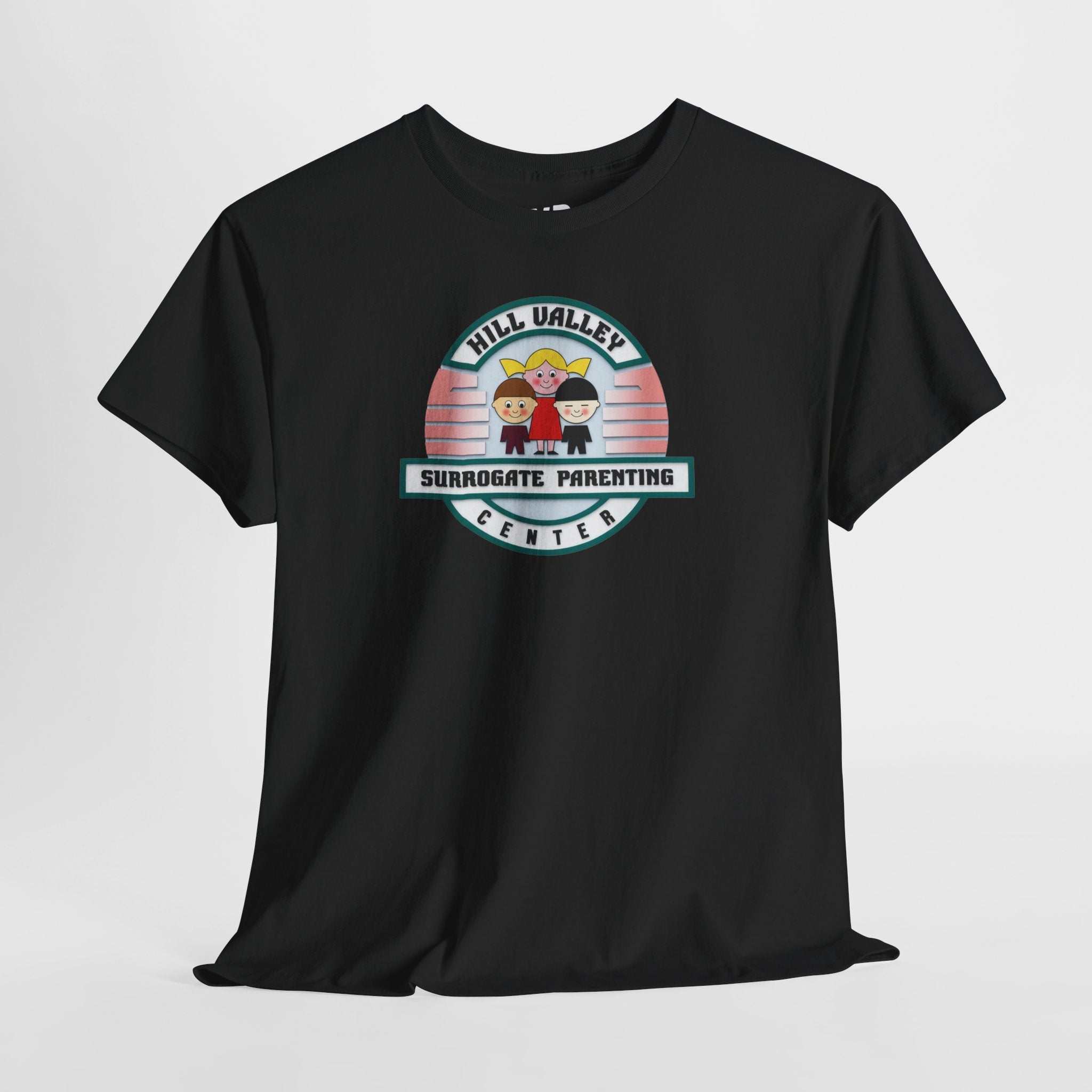 Hill Valley 2015 Surrogate Parenting Center Logo Tee