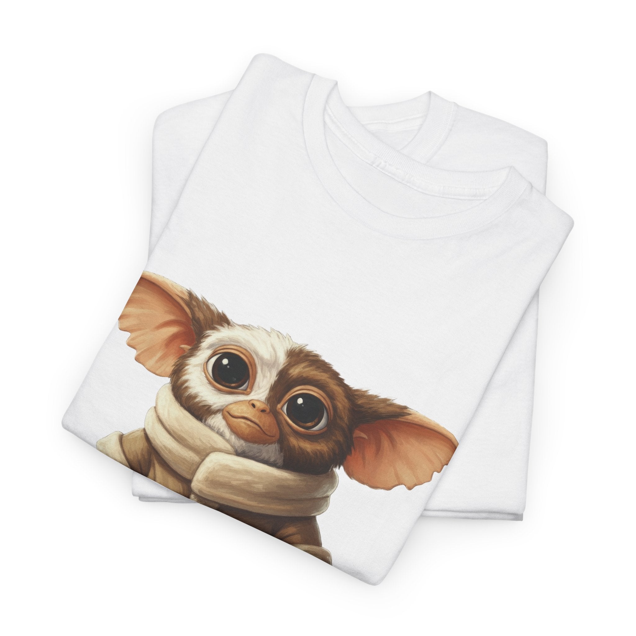 Grogwai Mashup Graphic Tee — Cozy Cute Alien Character T‑Shirt - Gizmo and Grogu all in one!