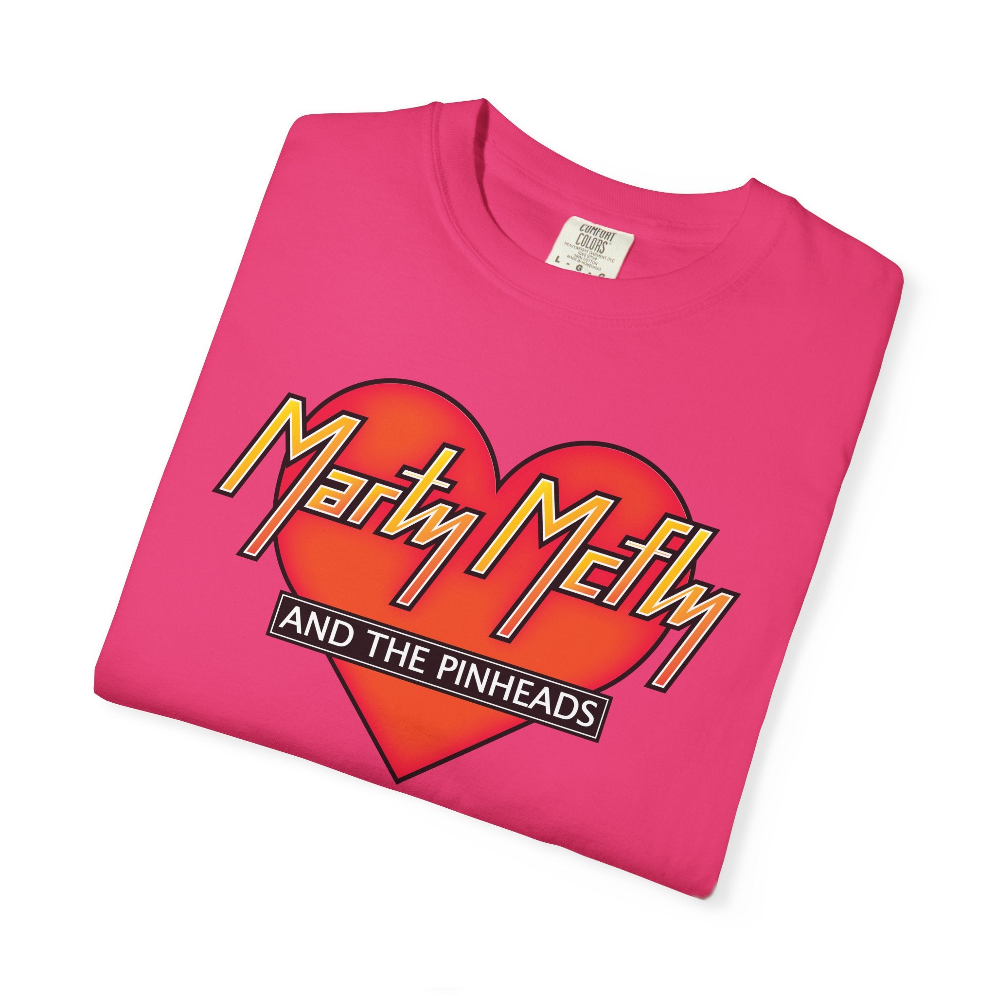 Marty McFly & The Pinheads Heart Logo T-Shirt