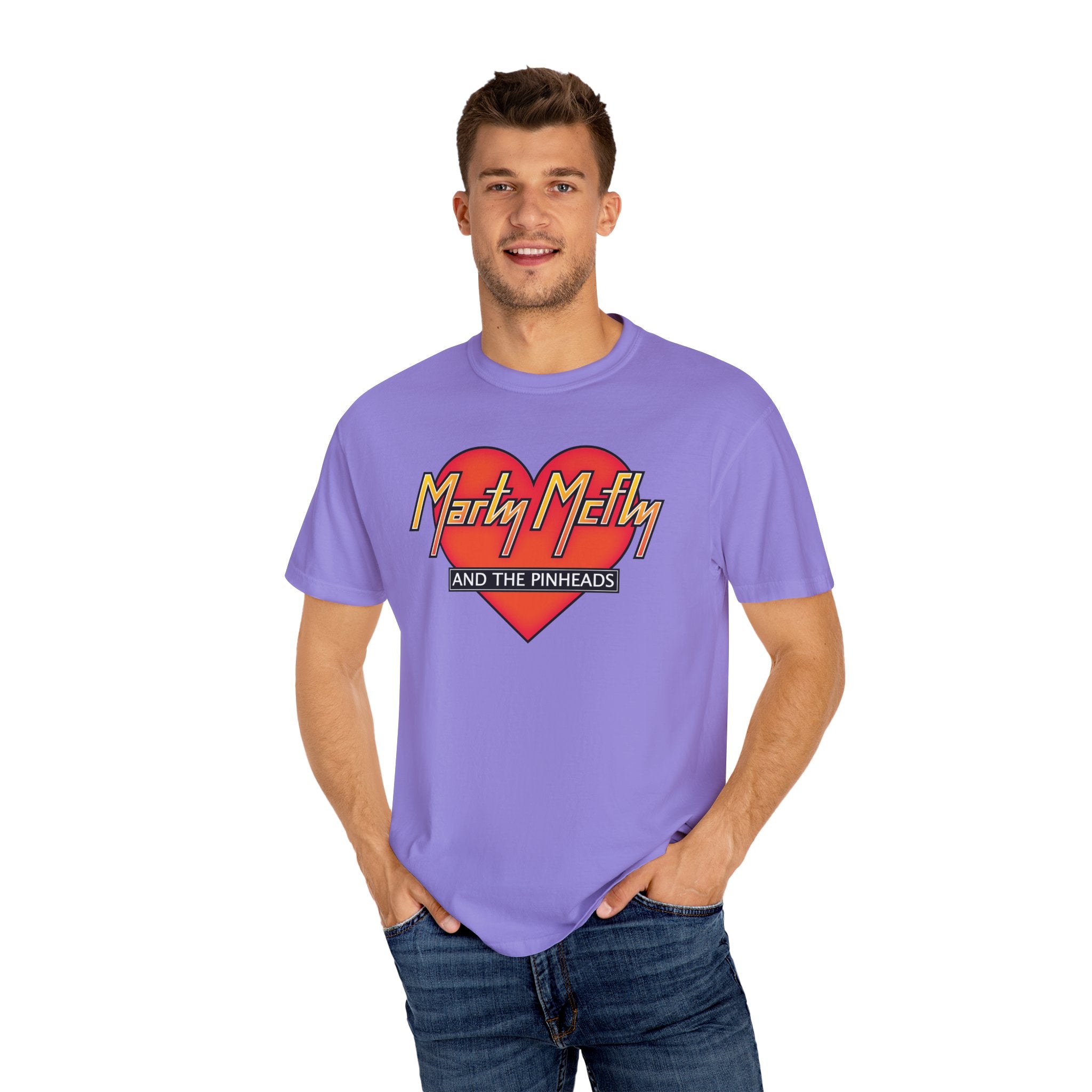 Marty McFly & The Pinheads Heart Logo T-Shirt