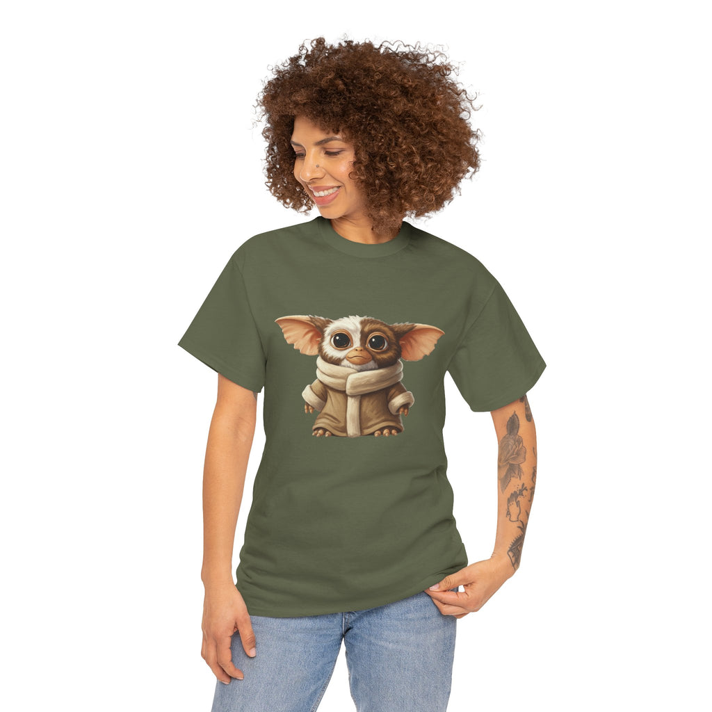 Grogwai Mashup Graphic Tee — Cozy Cute Alien Character T‑Shirt - Gizmo and Grogu all in one!