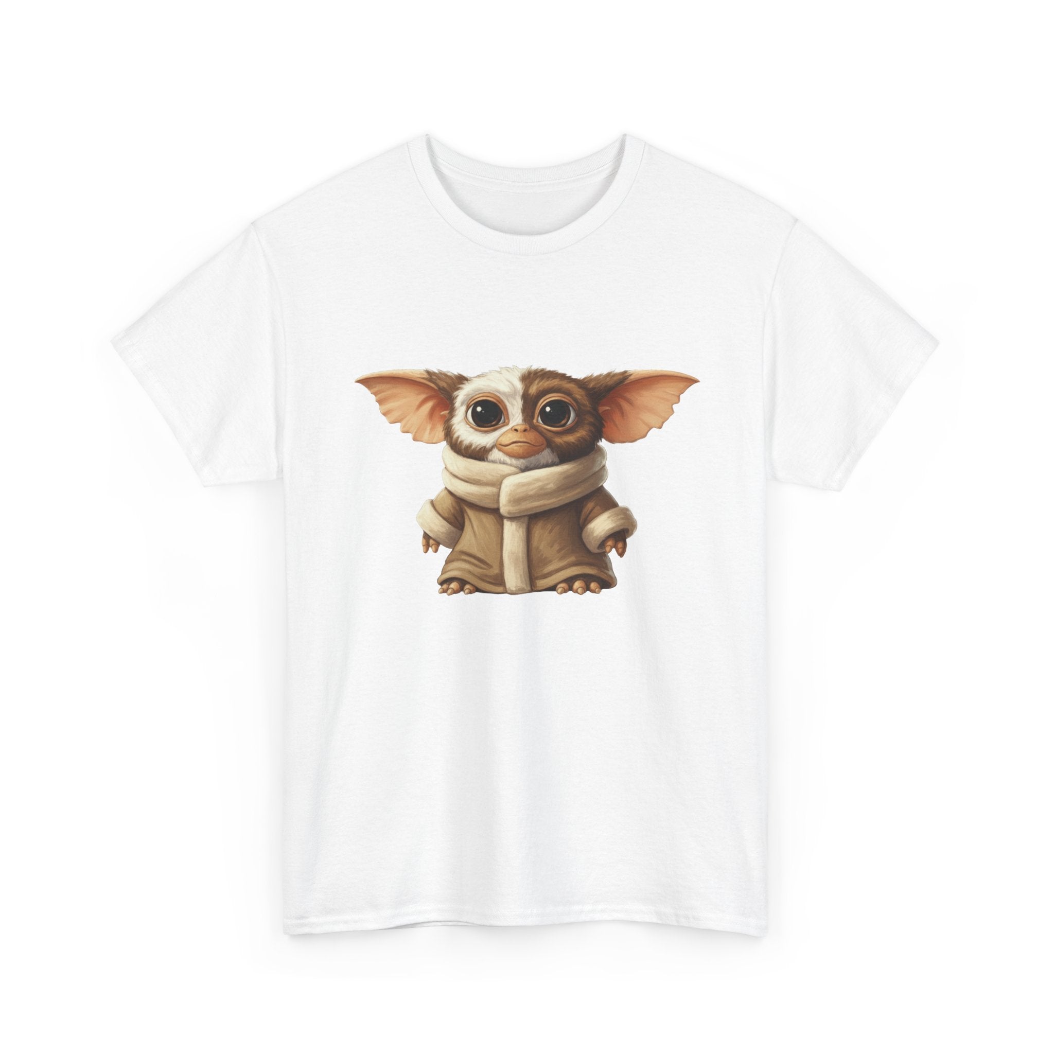 Grogwai Mashup Graphic Tee — Cozy Cute Alien Character T‑Shirt - Gizmo and Grogu all in one!
