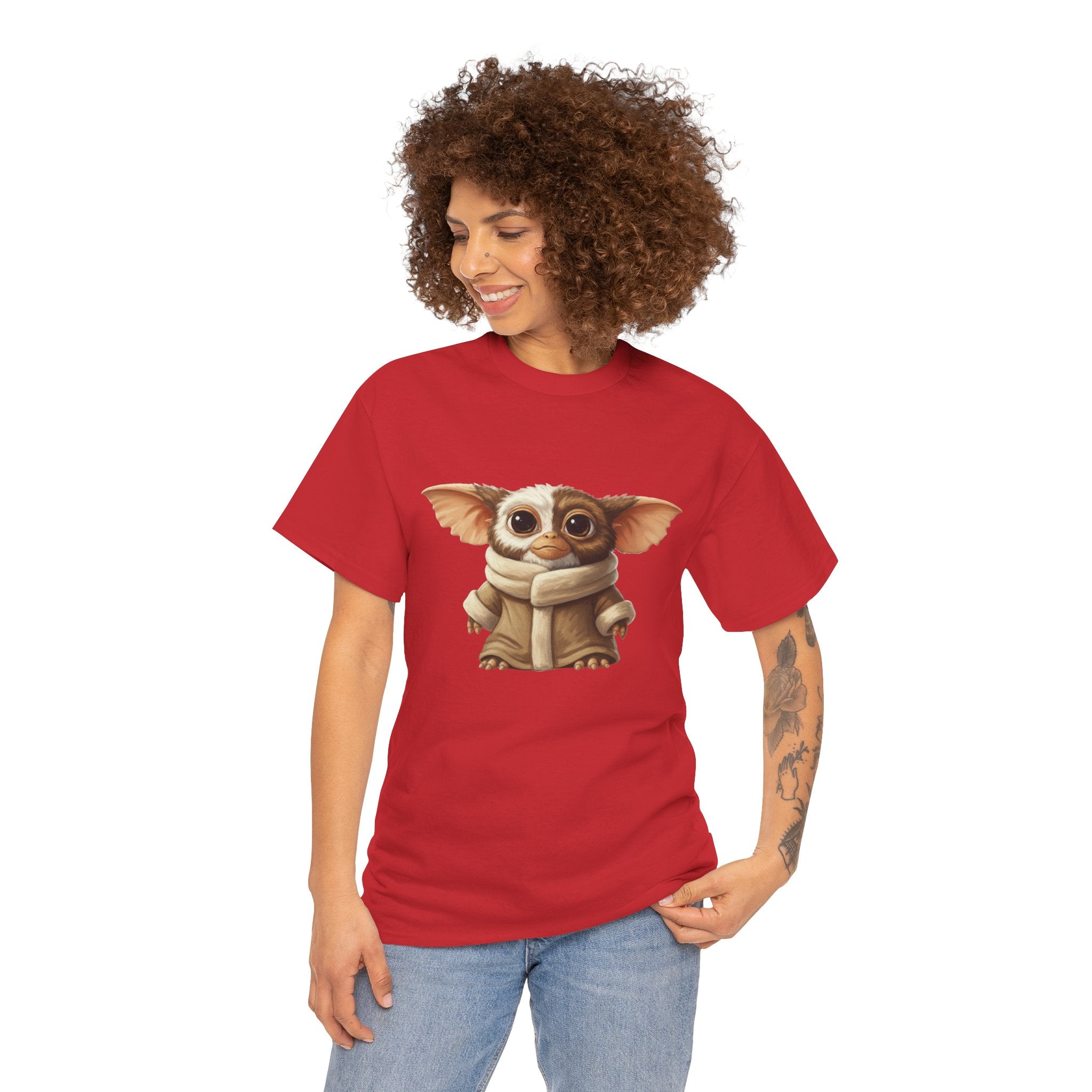 Grogwai Mashup Graphic Tee — Cozy Cute Alien Character T‑Shirt - Gizmo and Grogu all in one!