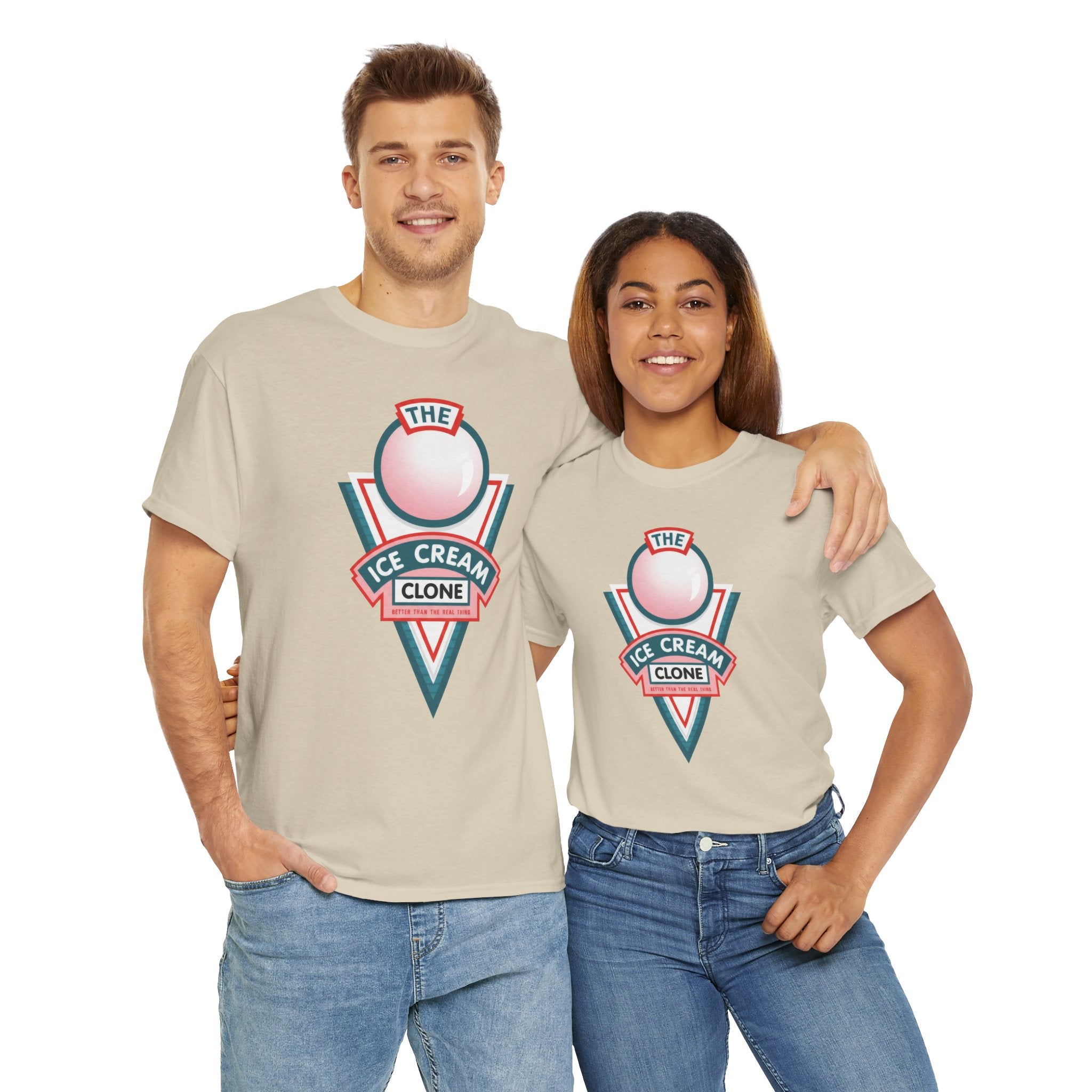 Hill Valley 2015 Ice Cream Clone Tee — Retro Scoop Logo T-Shirt