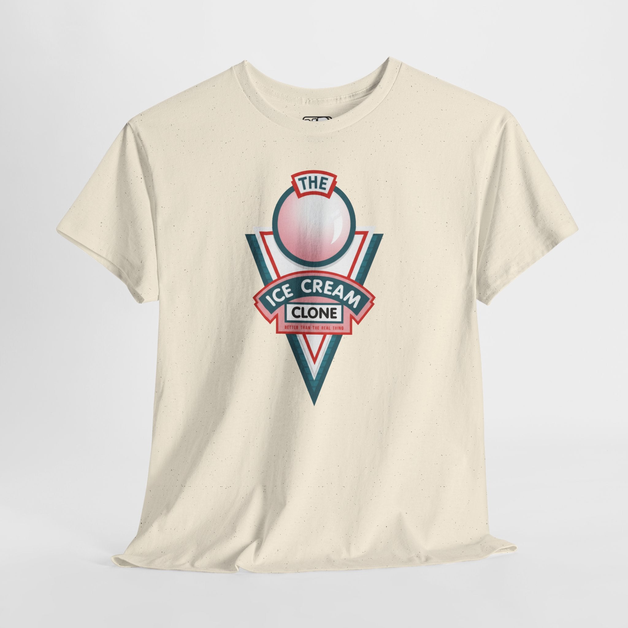 Hill Valley 2015 Ice Cream Clone Tee — Retro Scoop Logo T-Shirt