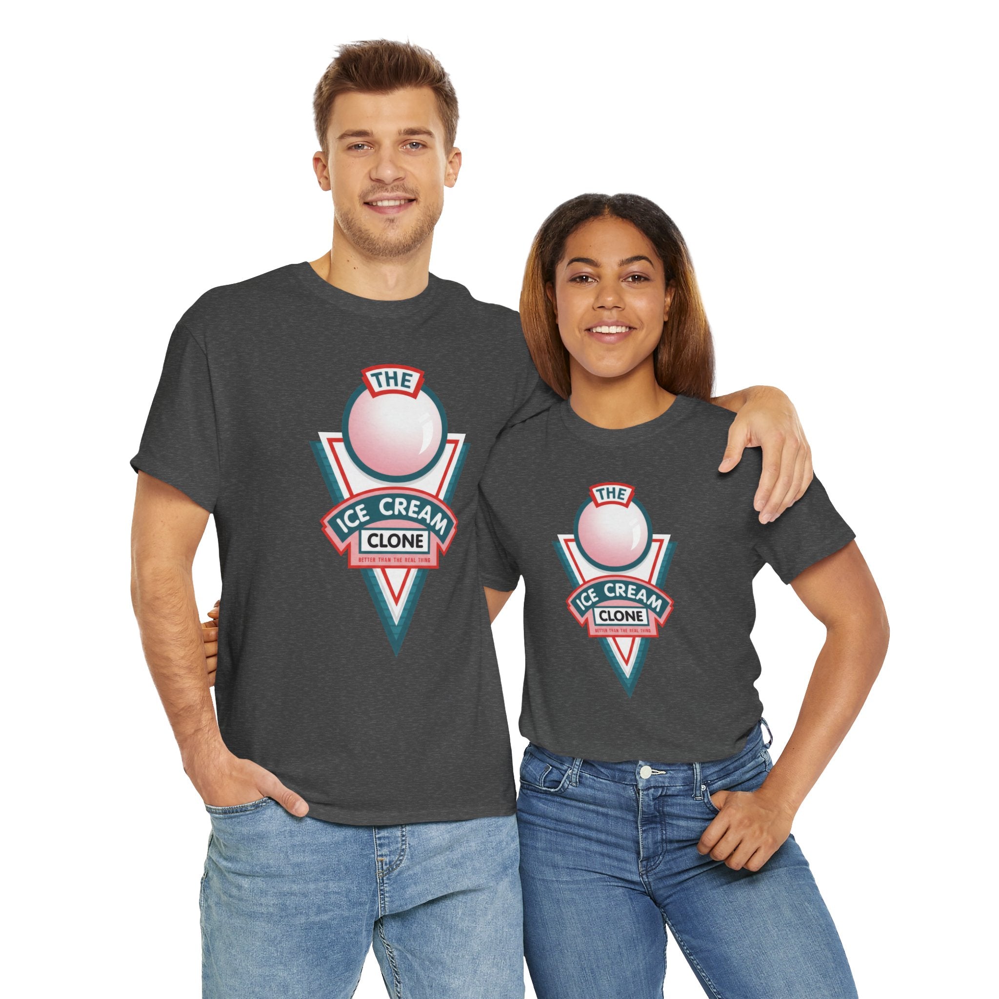 Hill Valley 2015 Ice Cream Clone Tee — Retro Scoop Logo T-Shirt
