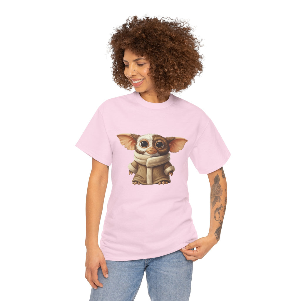 Grogwai Mashup Graphic Tee — Cozy Cute Alien Character T‑Shirt - Gizmo and Grogu all in one!
