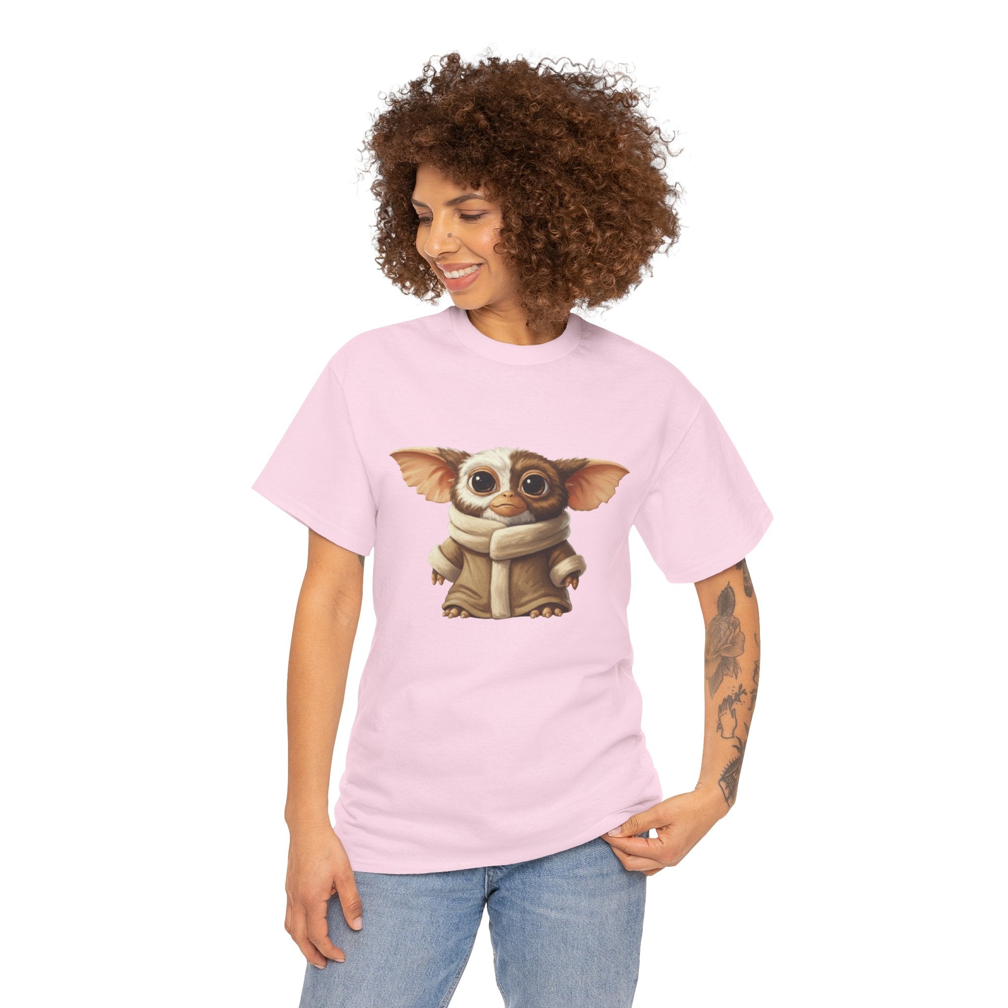 Grogwai Mashup Graphic Tee — Cozy Cute Alien Character T‑Shirt - Gizmo and Grogu all in one!