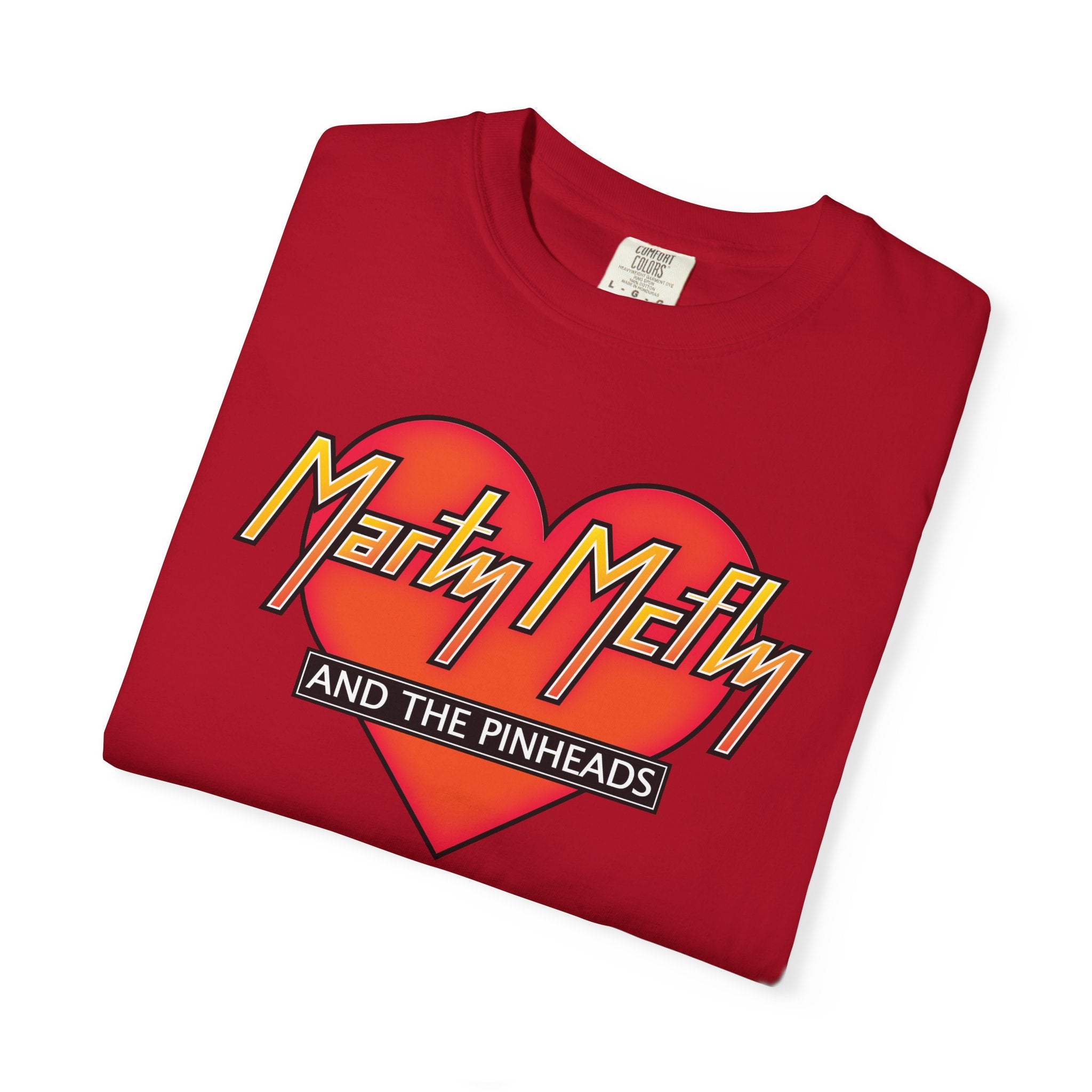 Marty McFly & The Pinheads Heart Logo T-Shirt