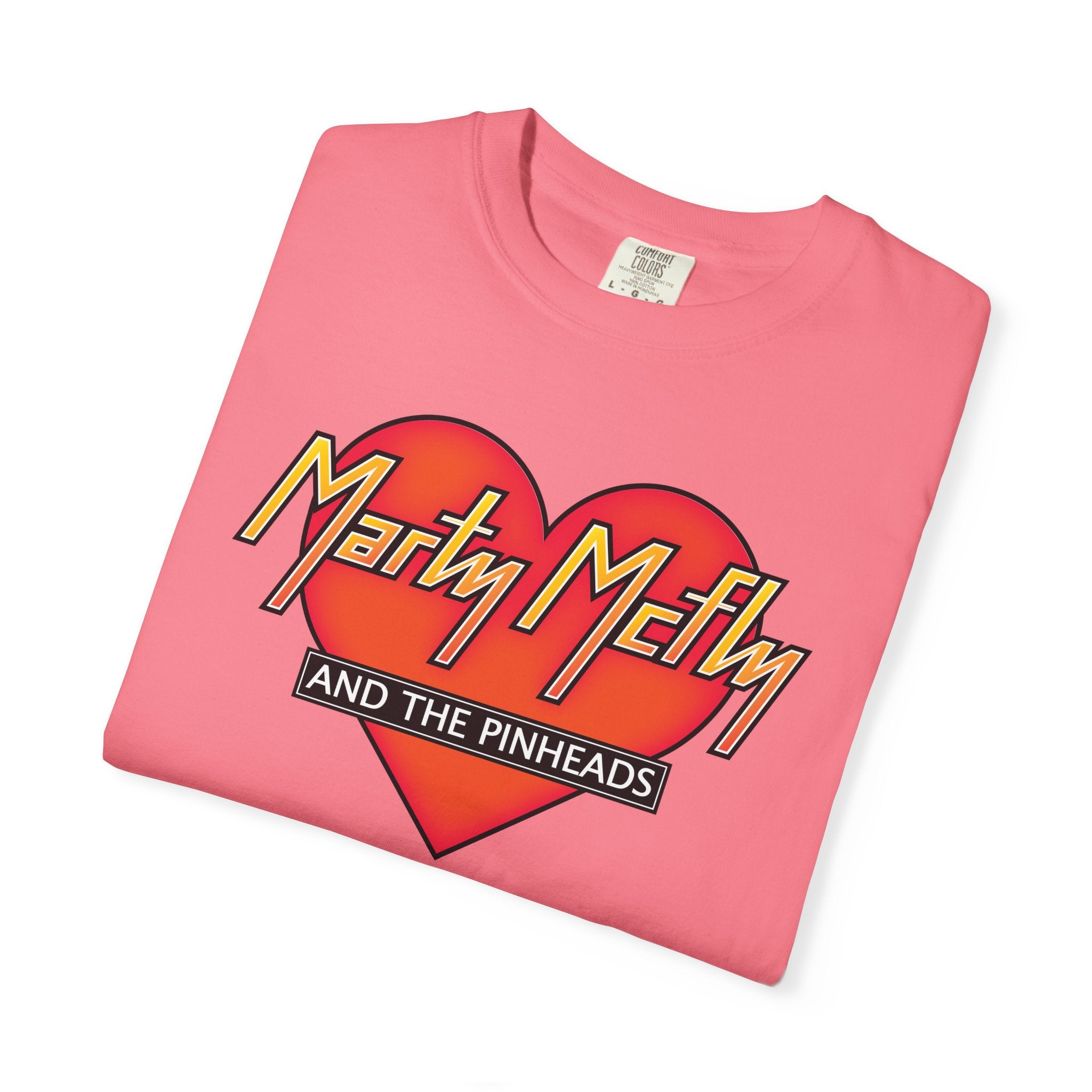 Marty McFly & The Pinheads Heart Logo T-Shirt