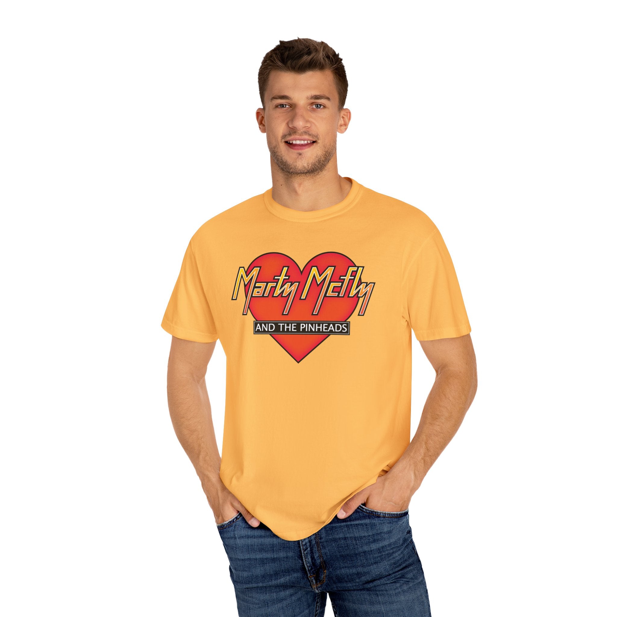 Marty McFly & The Pinheads Heart Logo T-Shirt