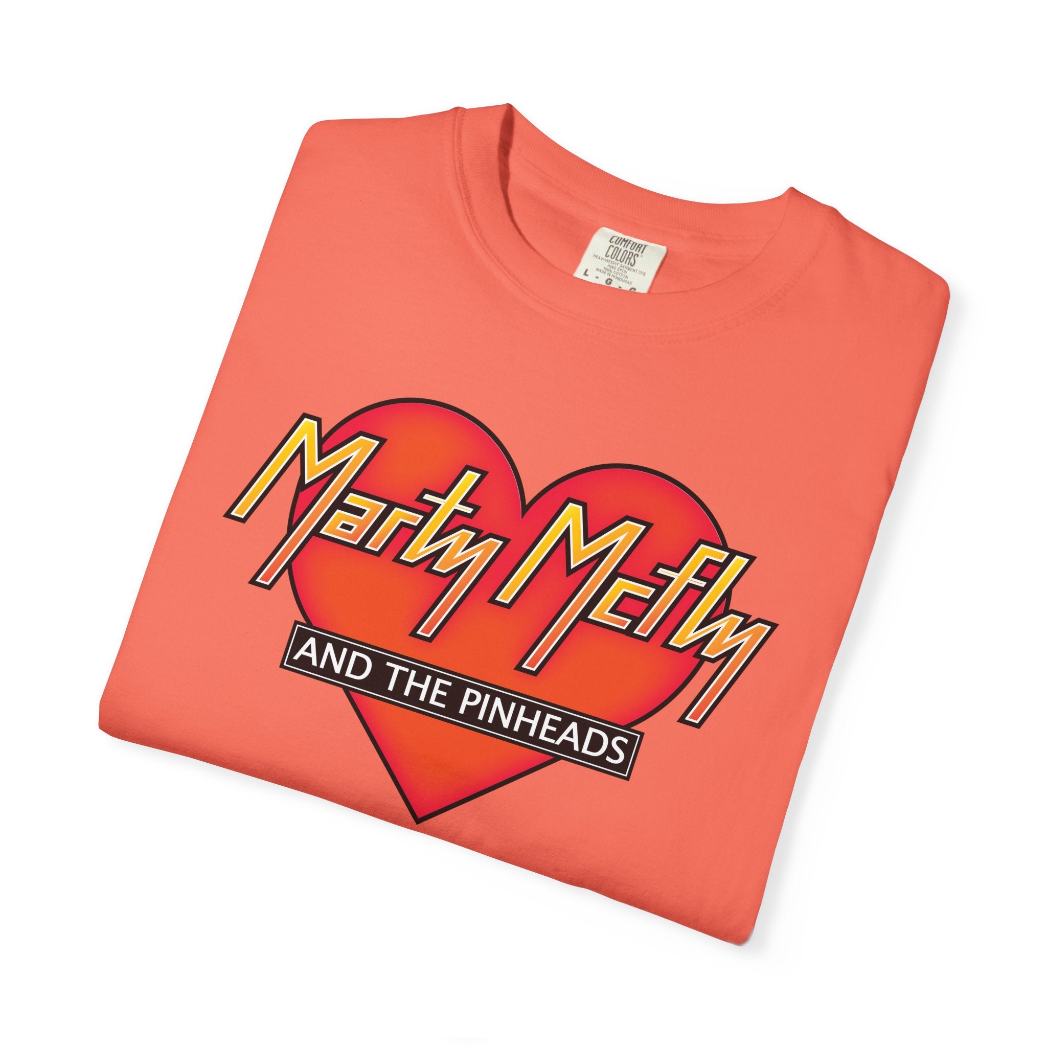 Marty McFly & The Pinheads Heart Logo T-Shirt