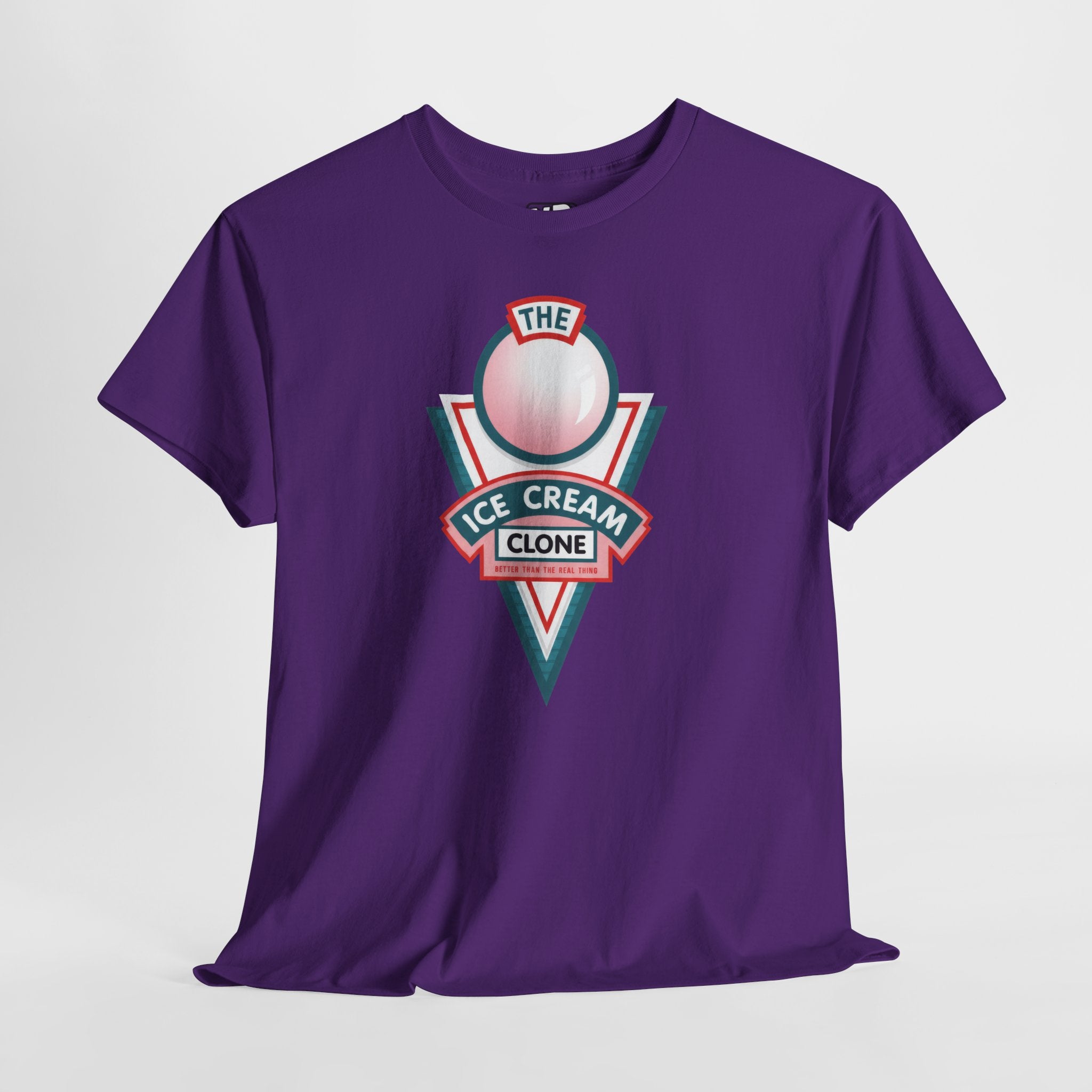 Hill Valley 2015 Ice Cream Clone Tee — Retro Scoop Logo T-Shirt