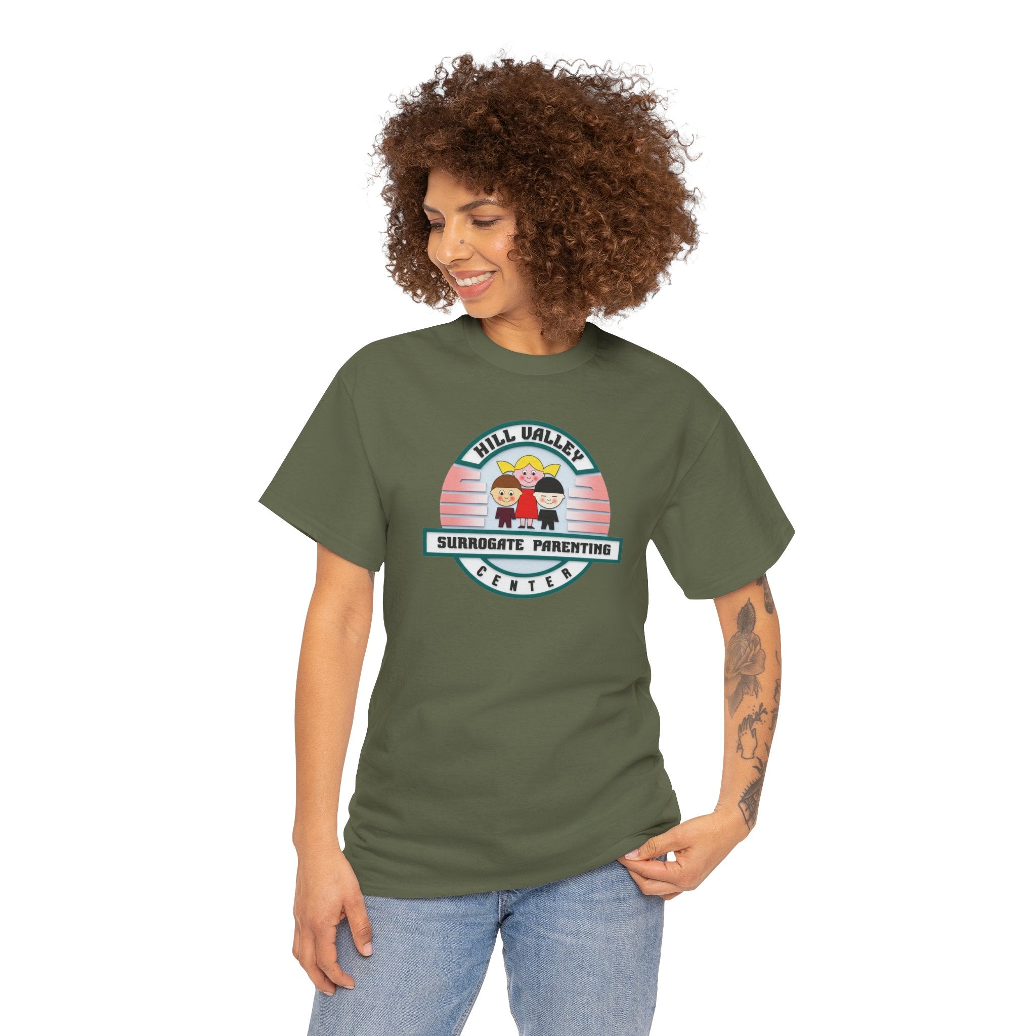 Hill Valley 2015 Surrogate Parenting Center Logo Tee