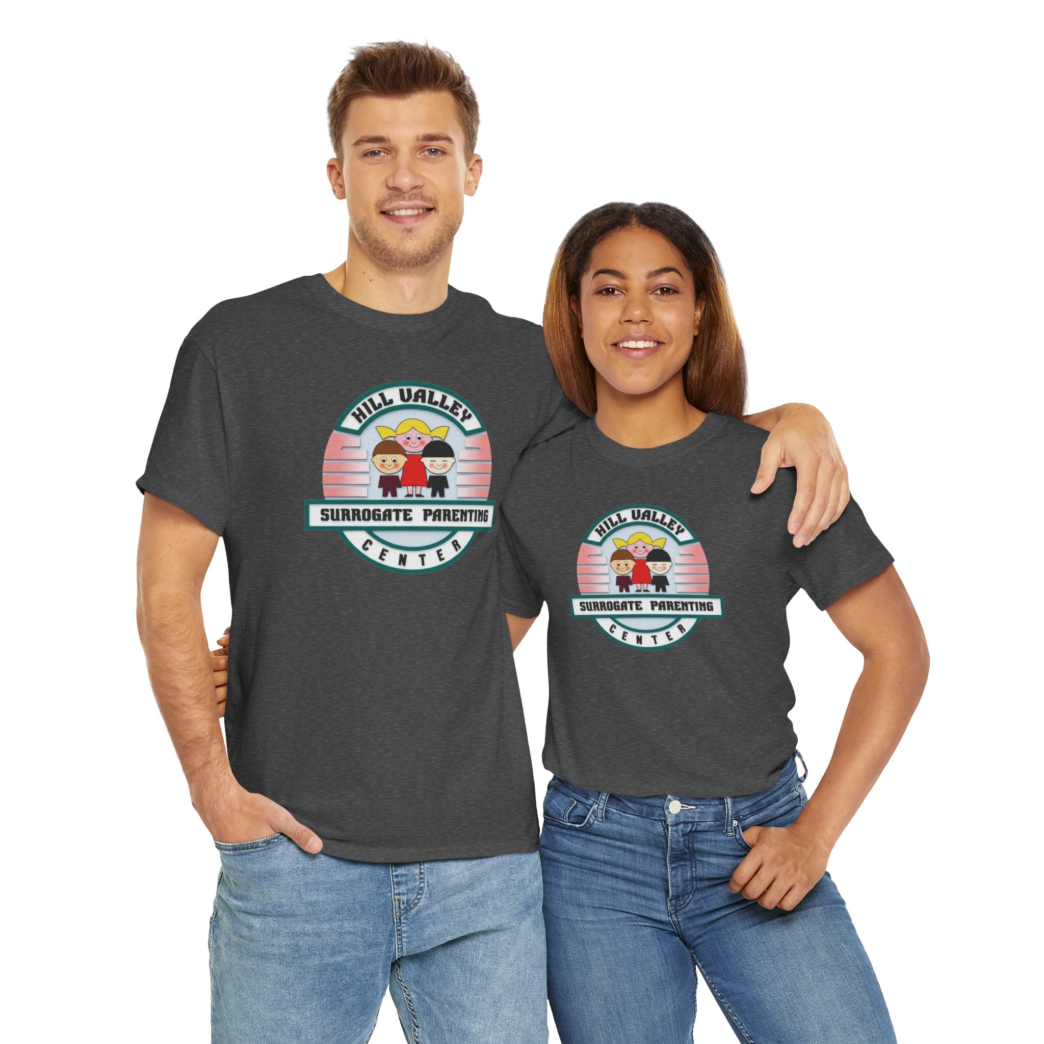 Hill Valley 2015 Surrogate Parenting Center Logo Tee