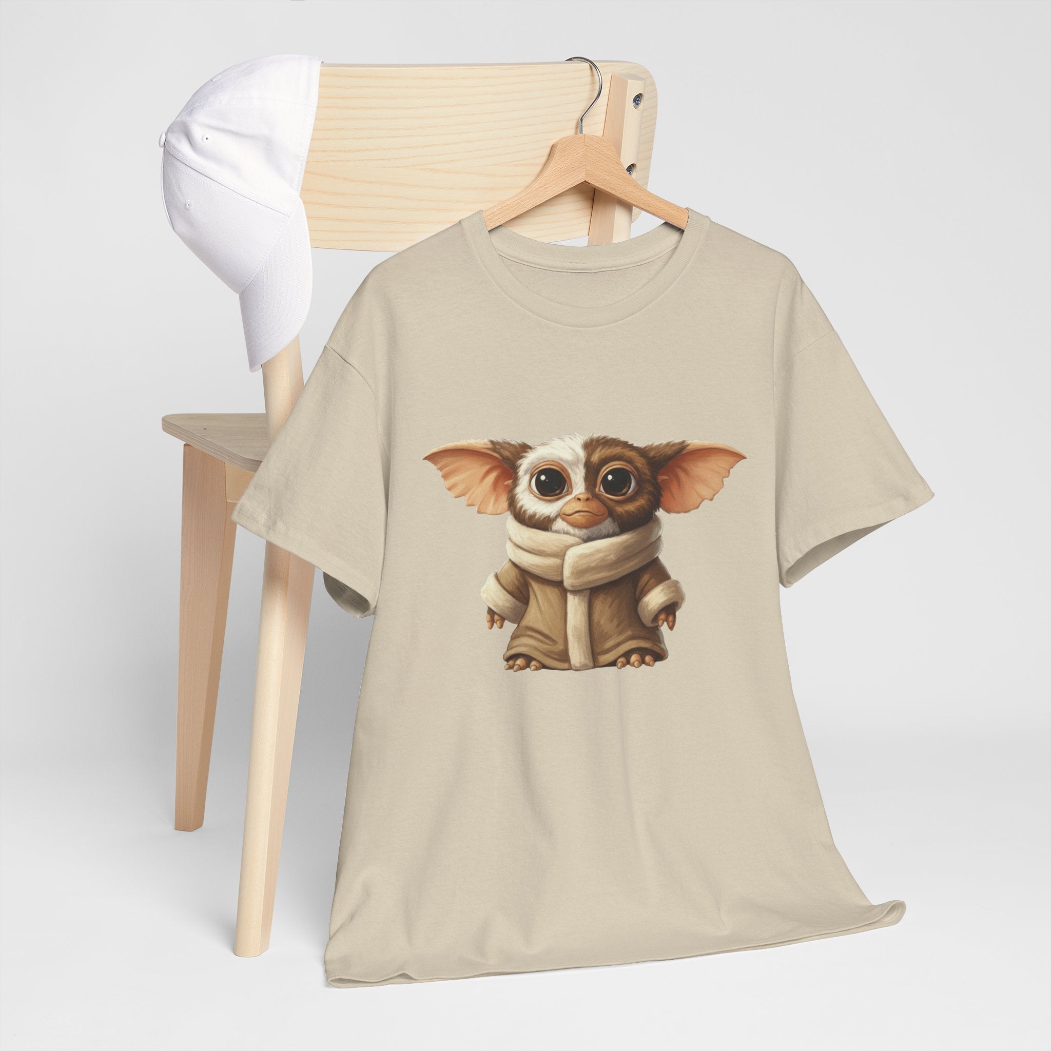 Grogwai Mashup Graphic Tee — Cozy Cute Alien Character T‑Shirt - Gizmo and Grogu all in one!
