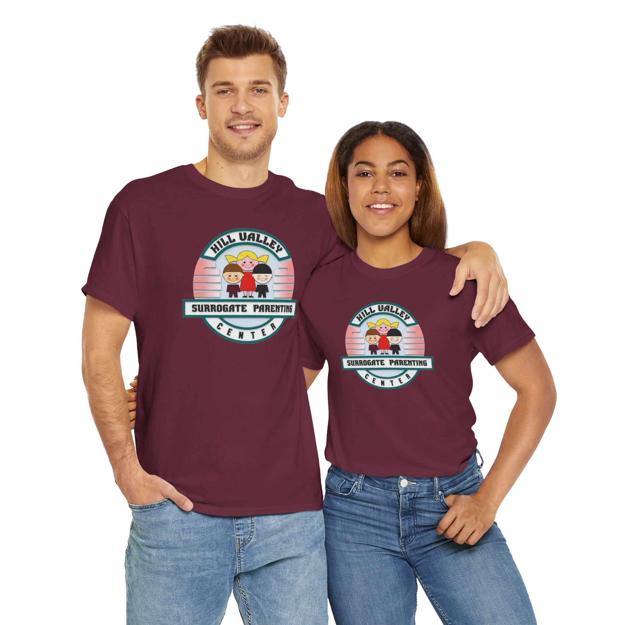 Hill Valley 2015 Surrogate Parenting Center Logo Tee
