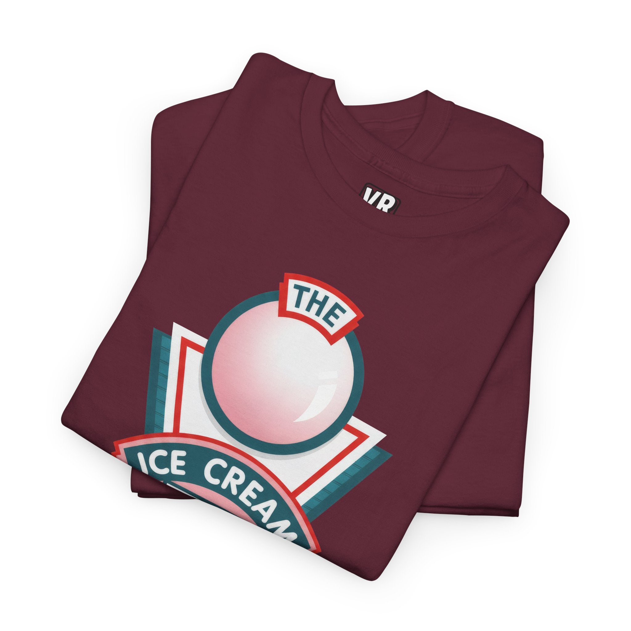 Hill Valley 2015 Ice Cream Clone Tee — Retro Scoop Logo T-Shirt