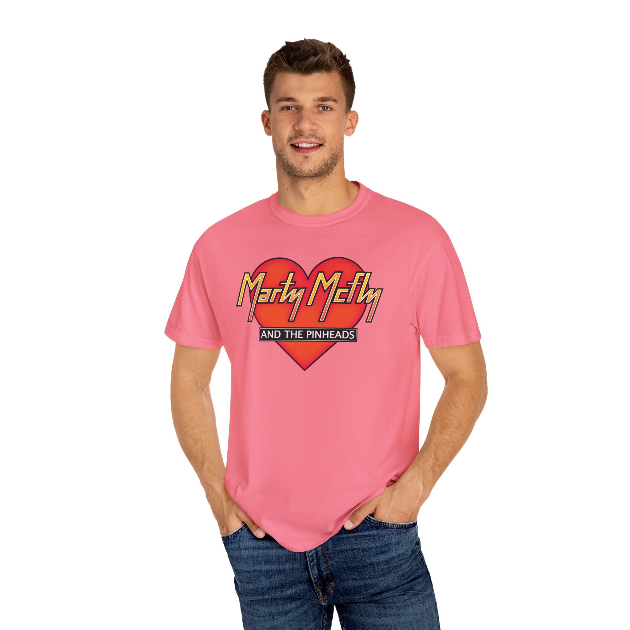 Marty McFly & The Pinheads Heart Logo T-Shirt