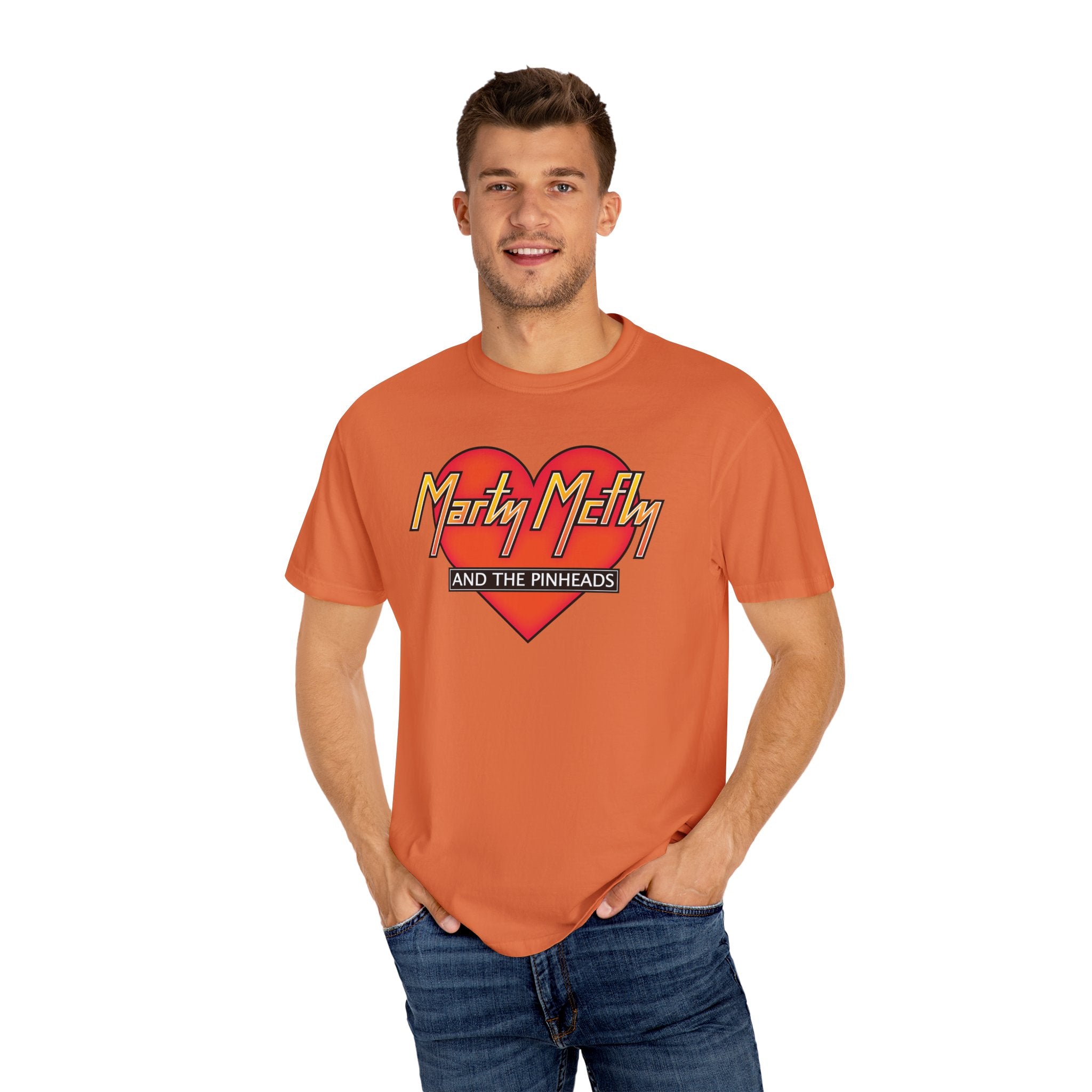 Marty McFly & The Pinheads Heart Logo T-Shirt