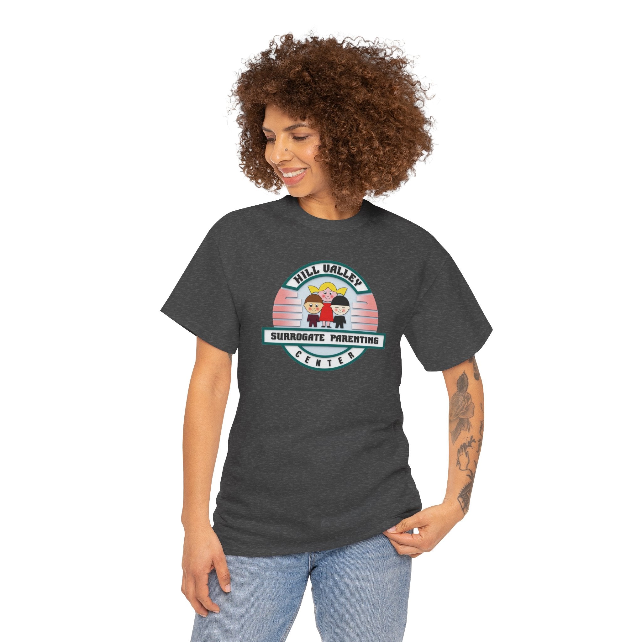 Hill Valley 2015 Surrogate Parenting Center Logo Tee