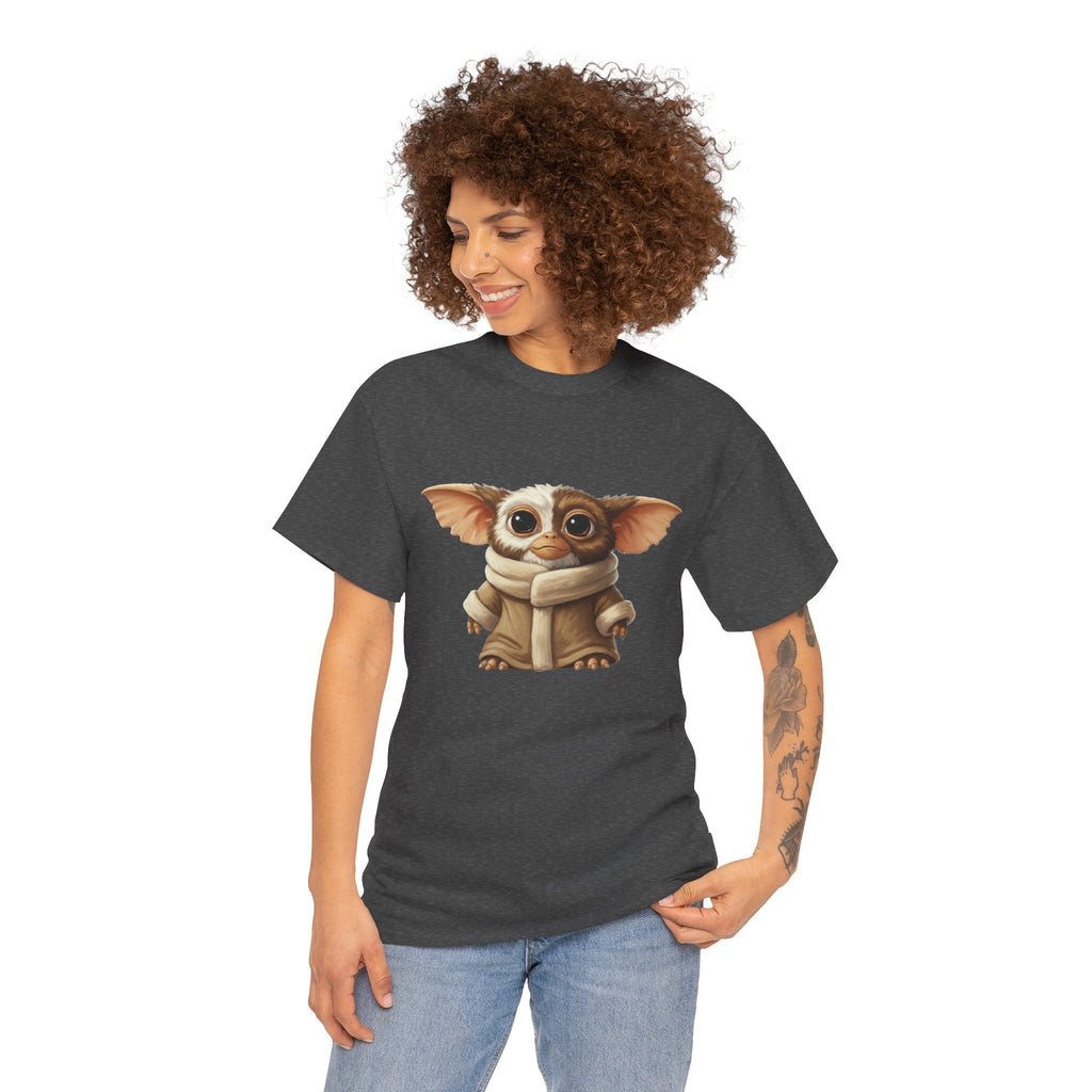 Grogwai Mashup Graphic Tee — Cozy Cute Alien Character T‑Shirt - Gizmo and Grogu all in one!