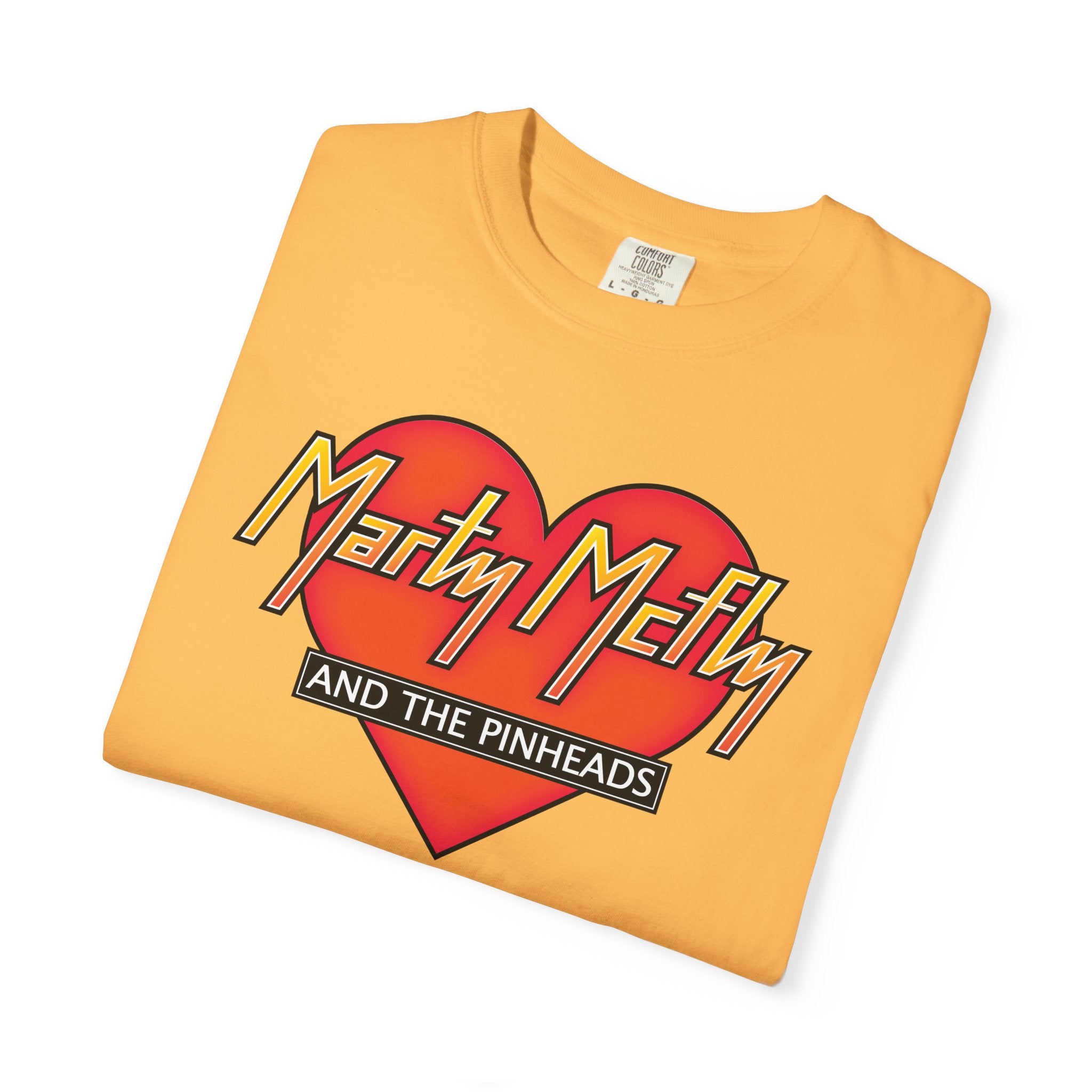 Marty McFly & The Pinheads Heart Logo T-Shirt