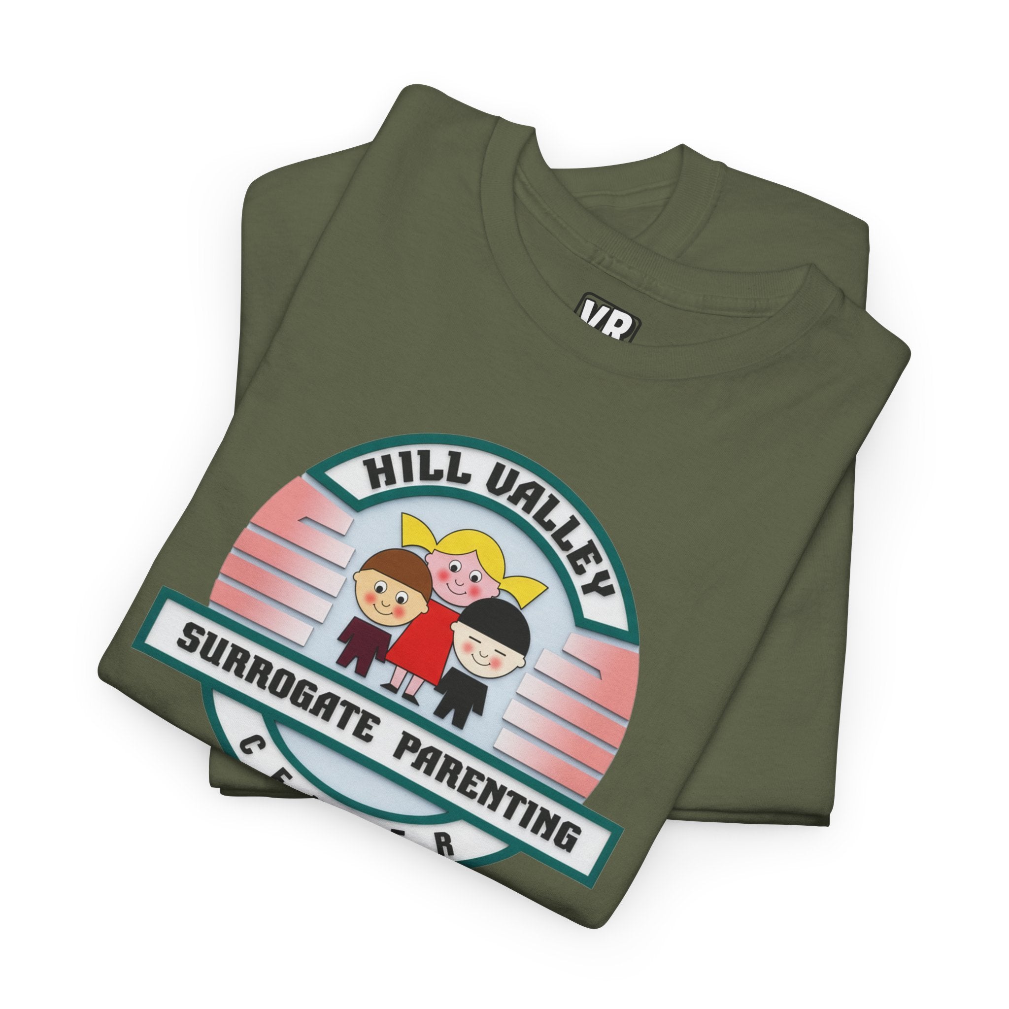 Hill Valley 2015 Surrogate Parenting Center Logo Tee