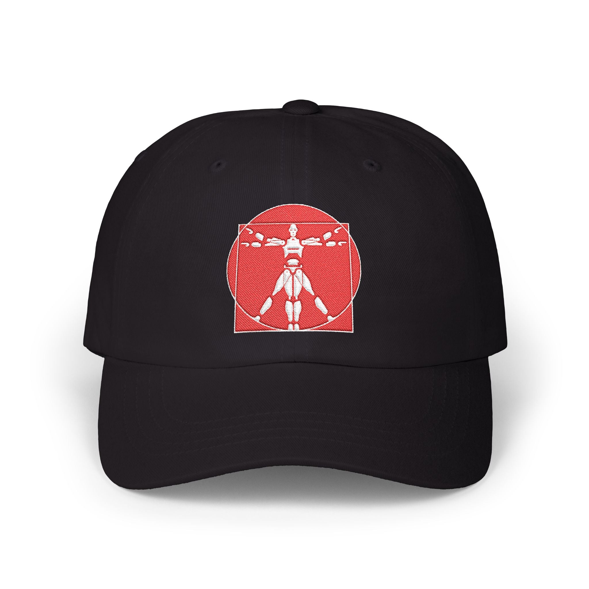 Robot Lab Vitruvian Man Embroidered Baseball Hat