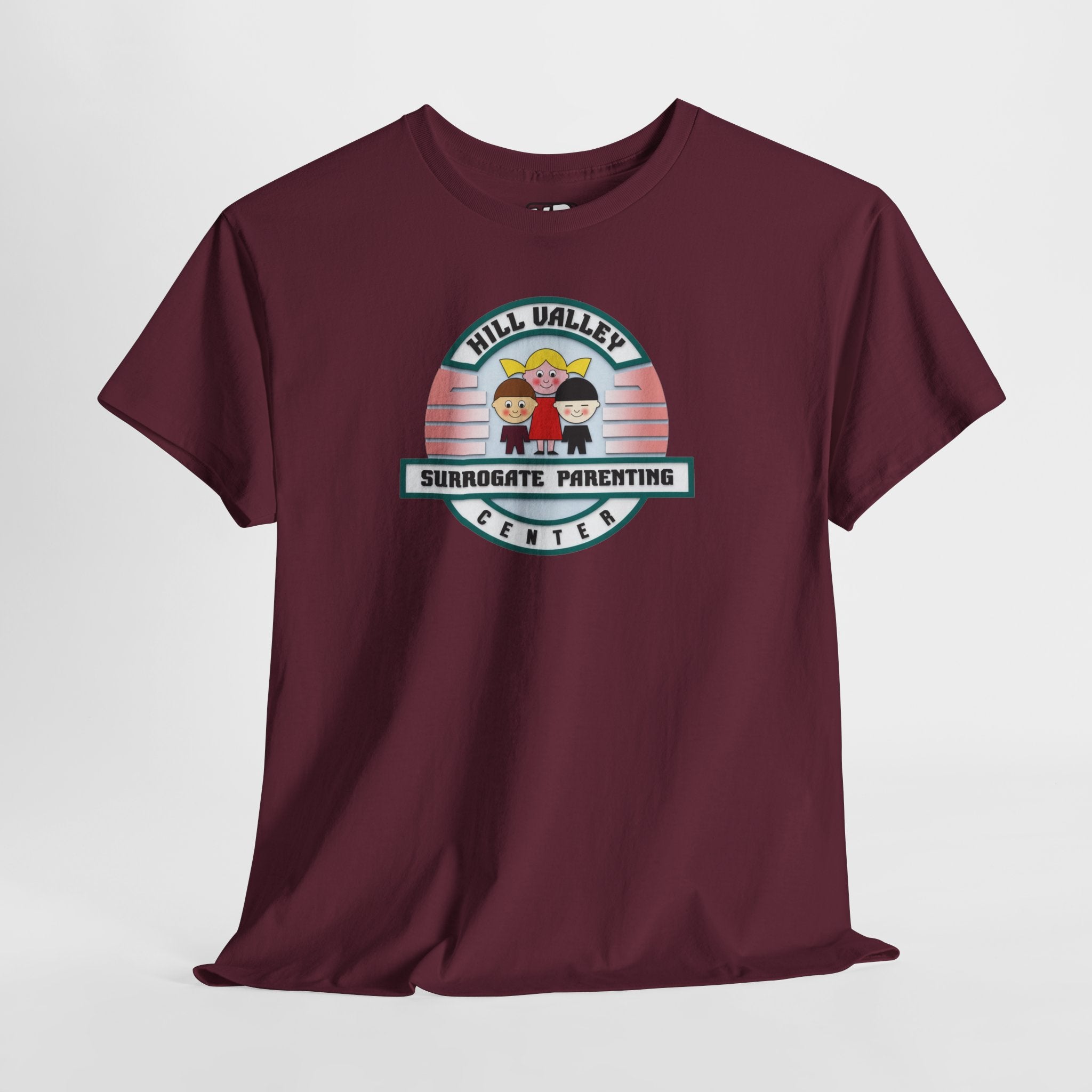 Hill Valley 2015 Surrogate Parenting Center Logo Tee