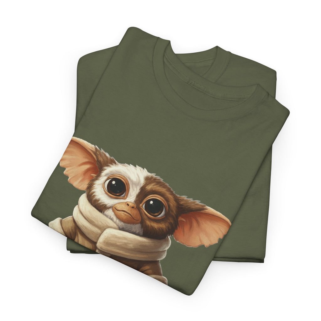 Grogwai Mashup Graphic Tee — Cozy Cute Alien Character T‑Shirt - Gizmo and Grogu all in one!
