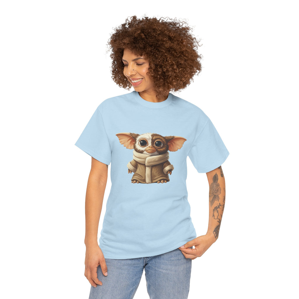 Grogwai Mashup Graphic Tee — Cozy Cute Alien Character T‑Shirt - Gizmo and Grogu all in one!