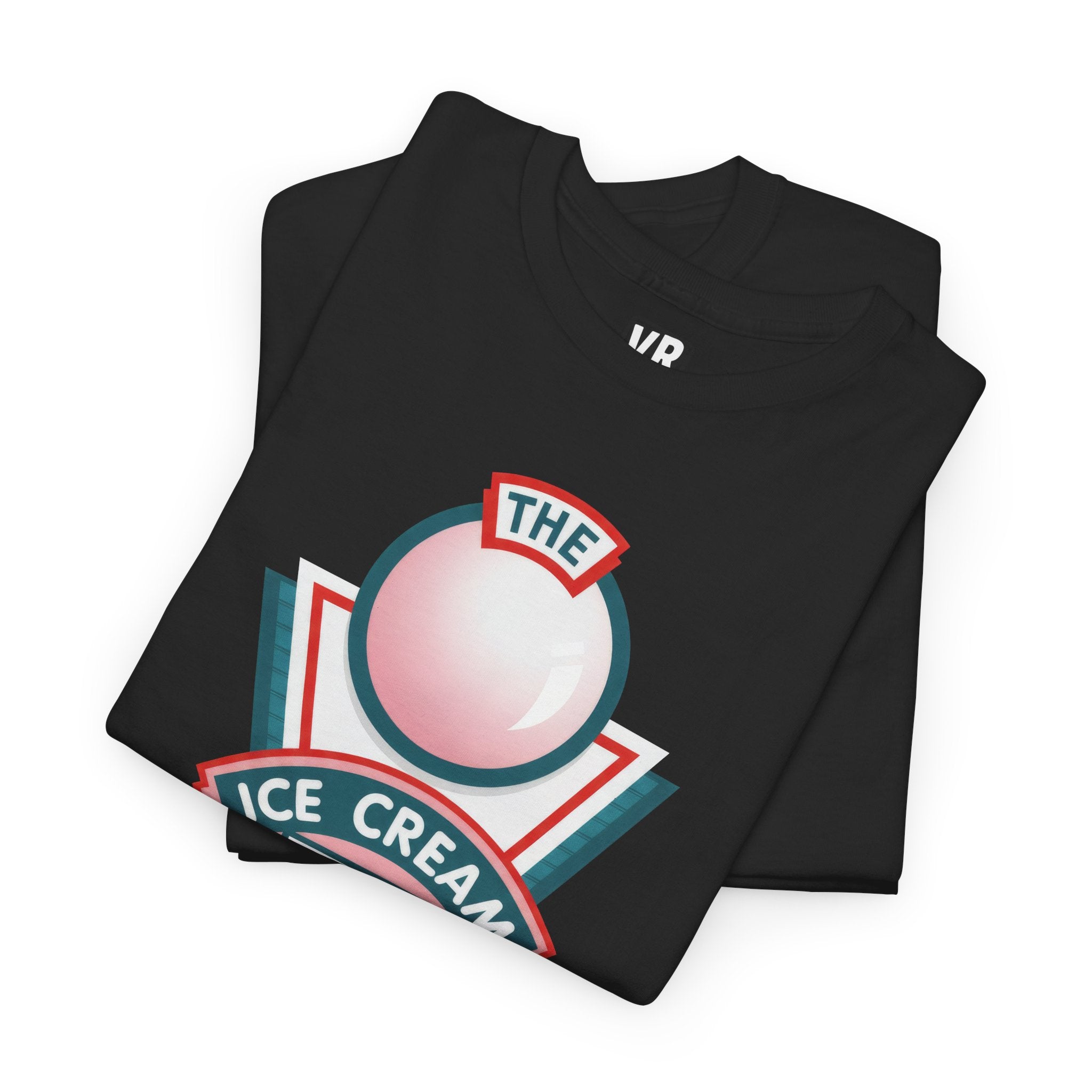 Hill Valley 2015 Ice Cream Clone Tee — Retro Scoop Logo T-Shirt