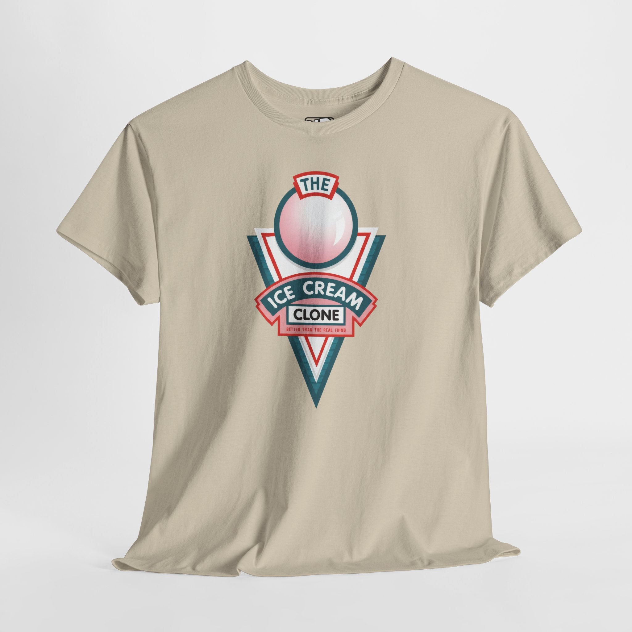 Hill Valley 2015 Ice Cream Clone Tee — Retro Scoop Logo T-Shirt