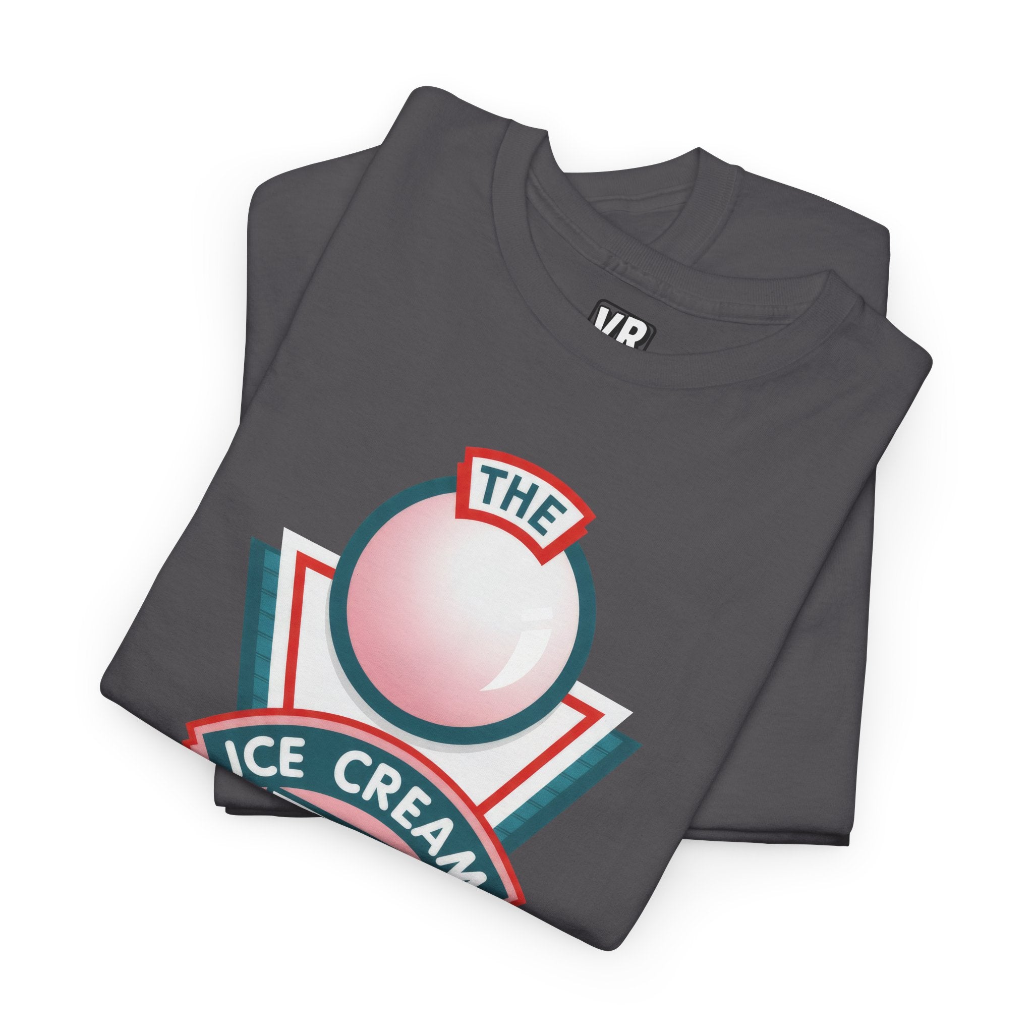 Hill Valley 2015 Ice Cream Clone Tee — Retro Scoop Logo T-Shirt