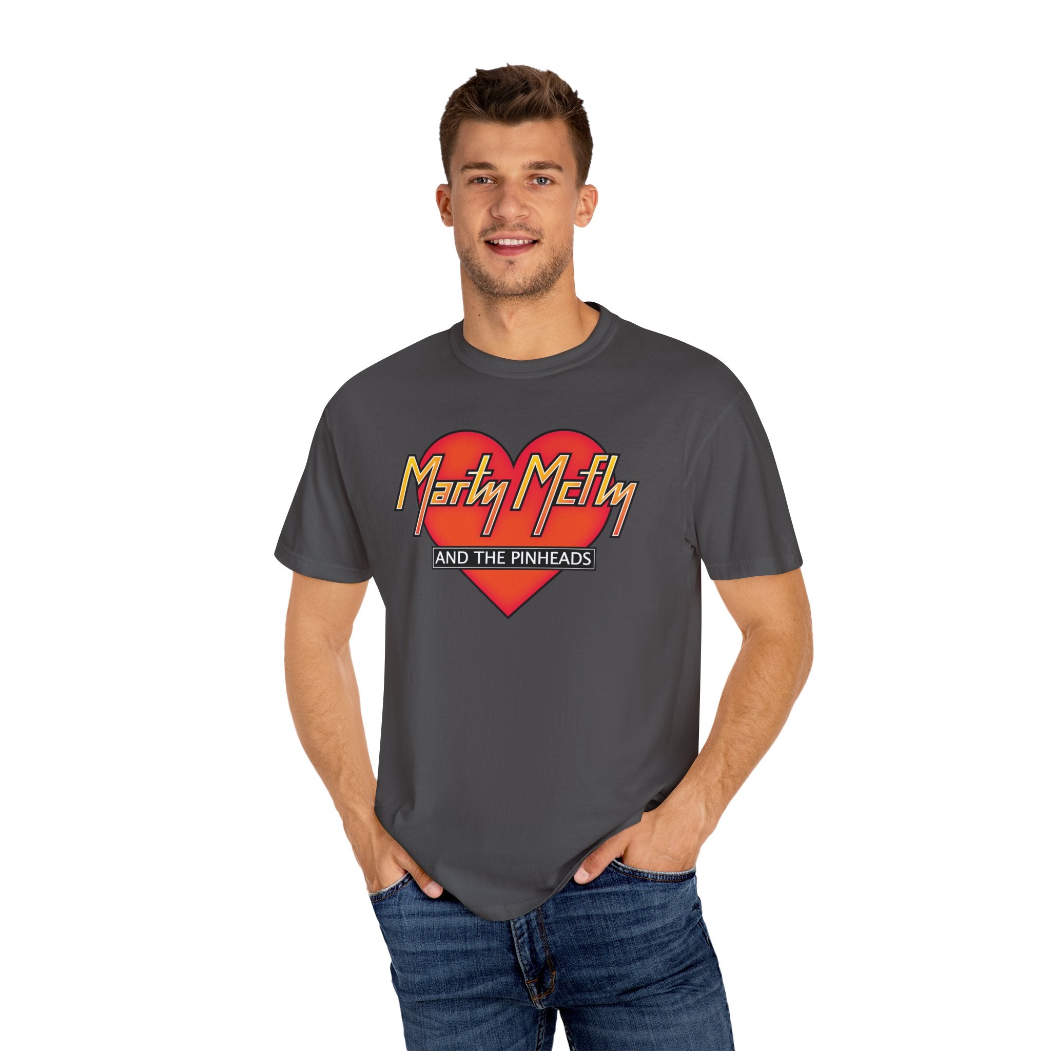 Marty McFly & The Pinheads Heart Logo T-Shirt