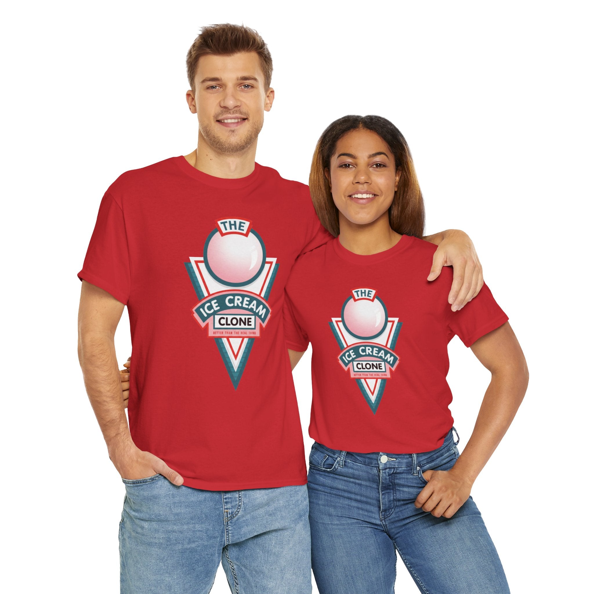 Hill Valley 2015 Ice Cream Clone Tee — Retro Scoop Logo T-Shirt