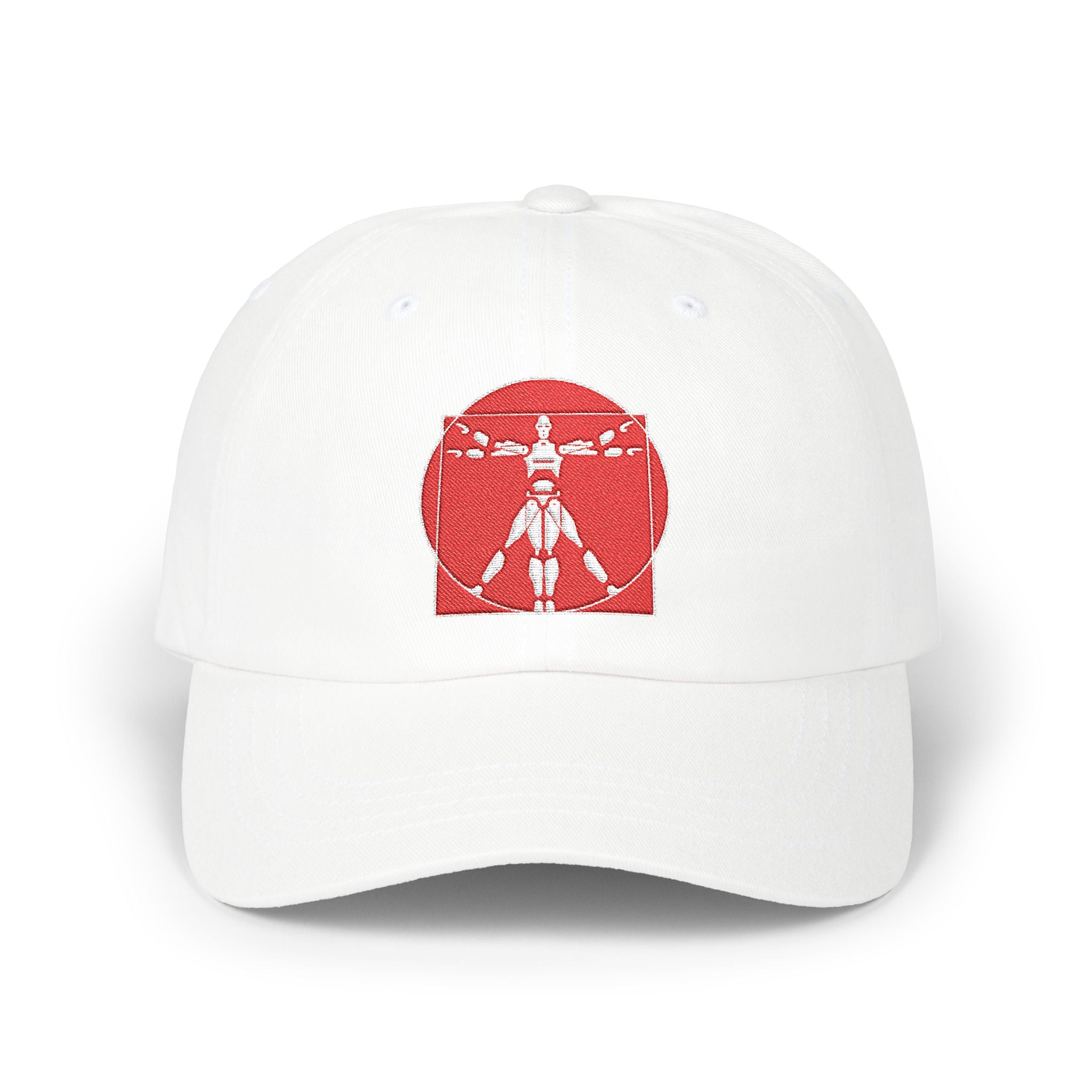Robot Lab Vitruvian Man Embroidered Baseball Hat
