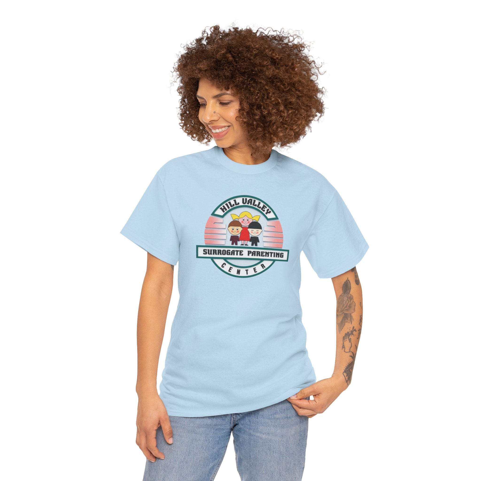 Hill Valley 2015 Surrogate Parenting Center Logo Tee