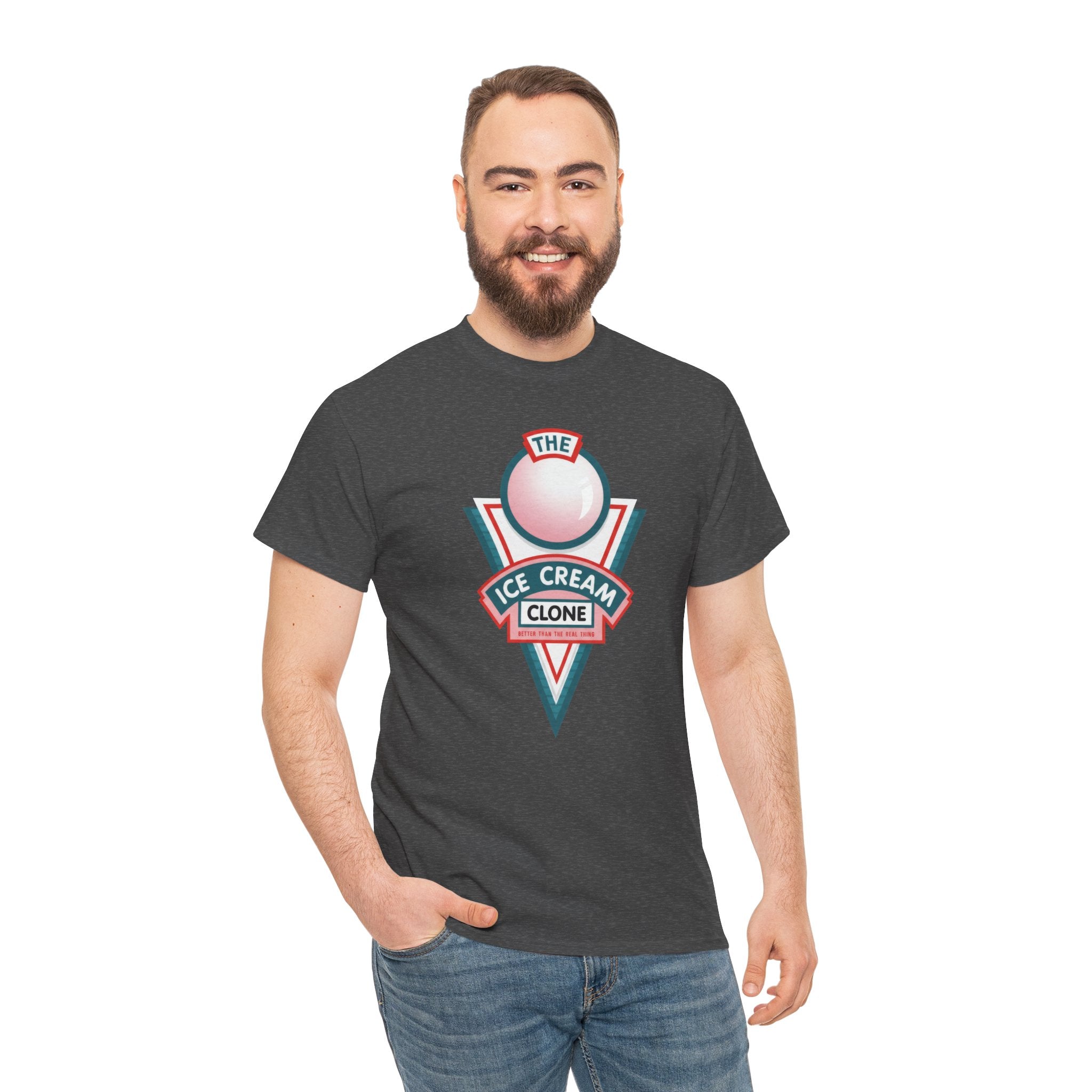 Hill Valley 2015 Ice Cream Clone Tee — Retro Scoop Logo T-Shirt