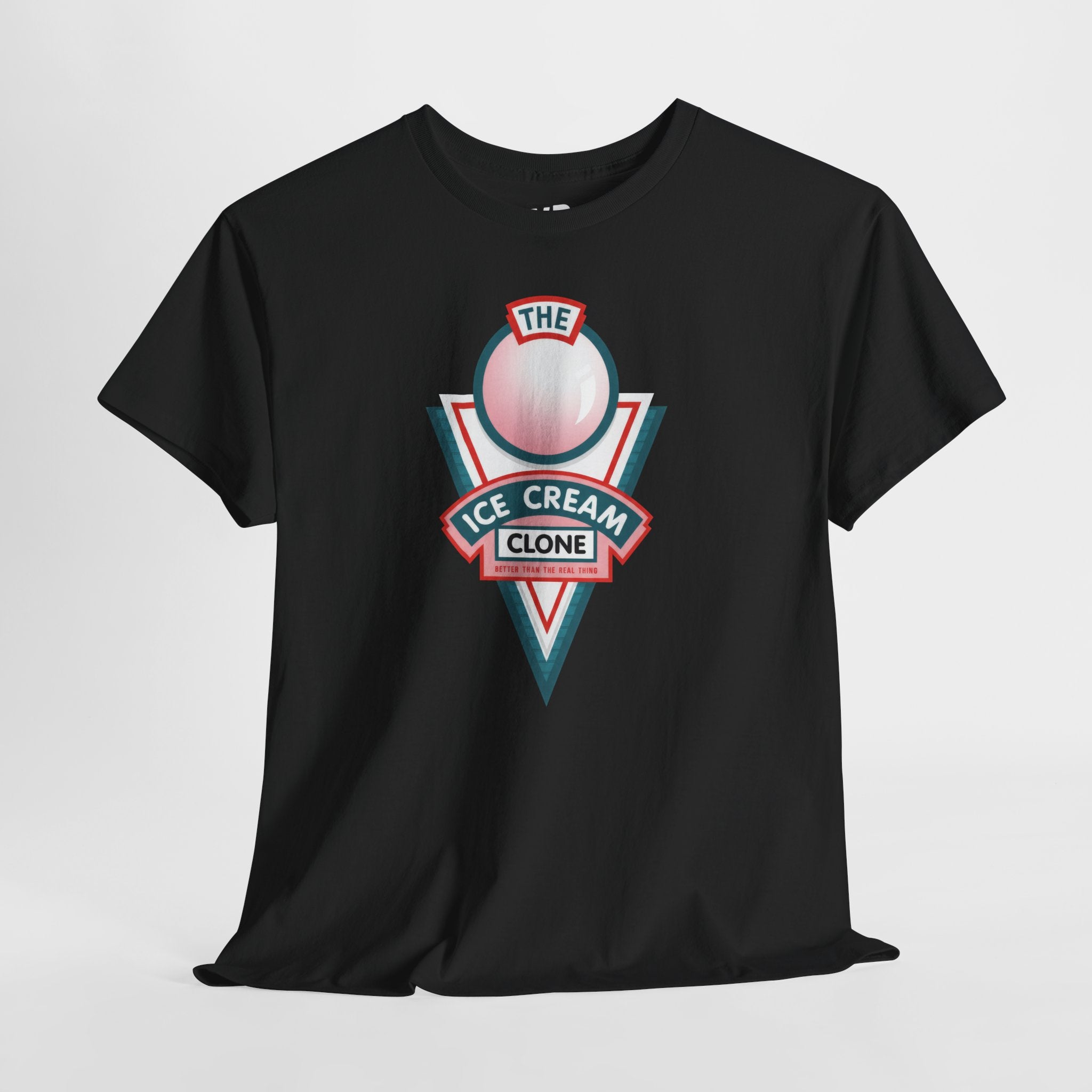 Hill Valley 2015 Ice Cream Clone Tee — Retro Scoop Logo T-Shirt