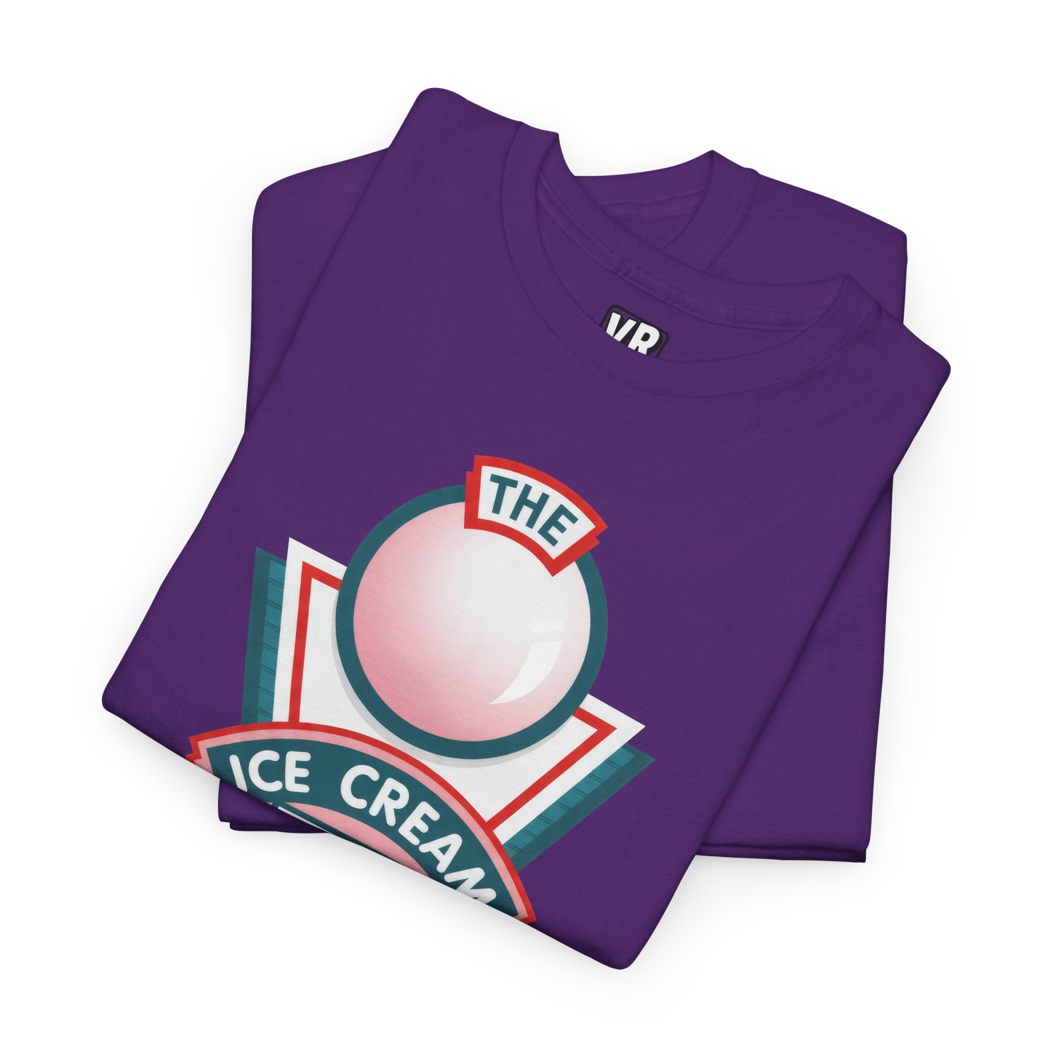 Hill Valley 2015 Ice Cream Clone Tee — Retro Scoop Logo T-Shirt