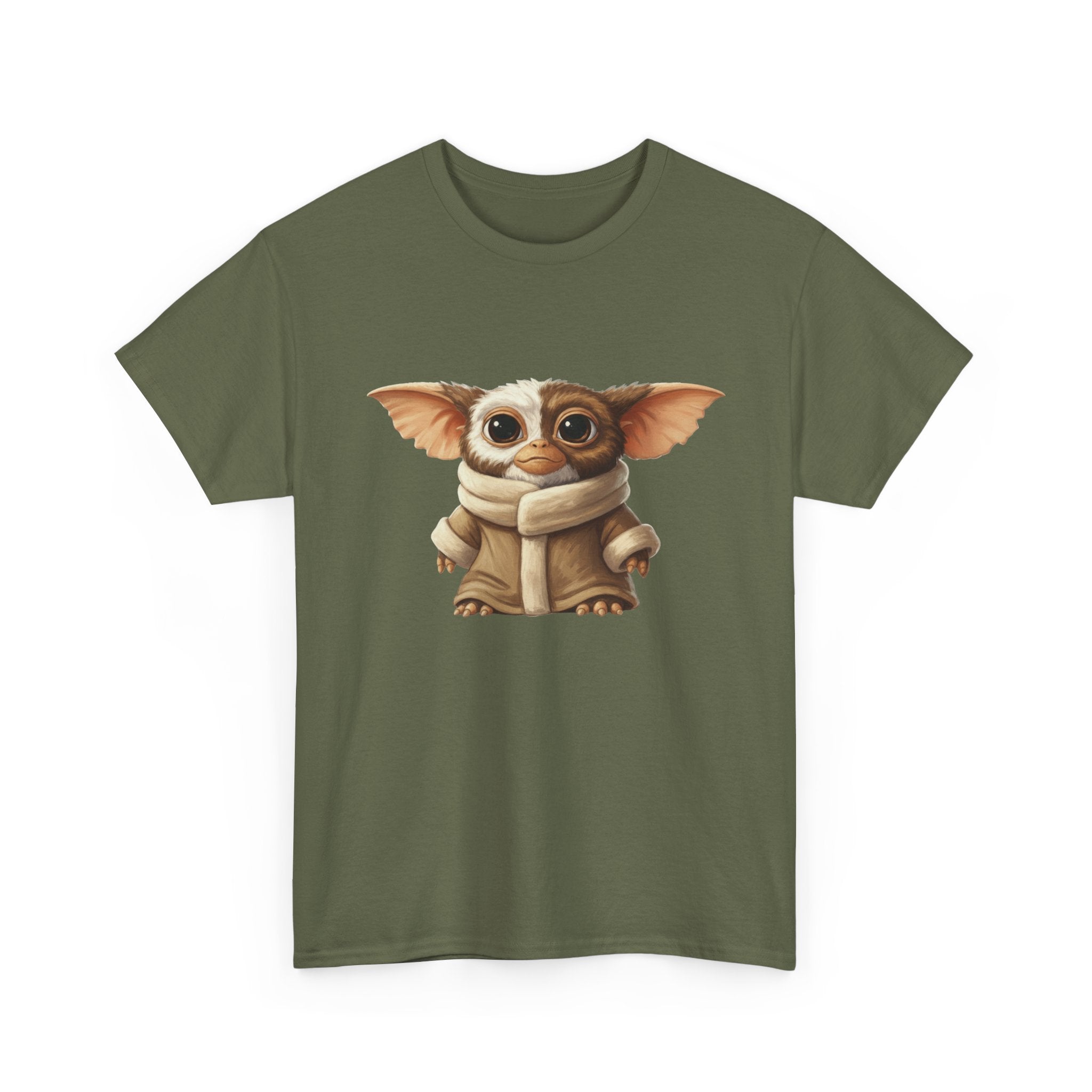 Grogwai Mashup Graphic Tee — Cozy Cute Alien Character T‑Shirt - Gizmo and Grogu all in one!