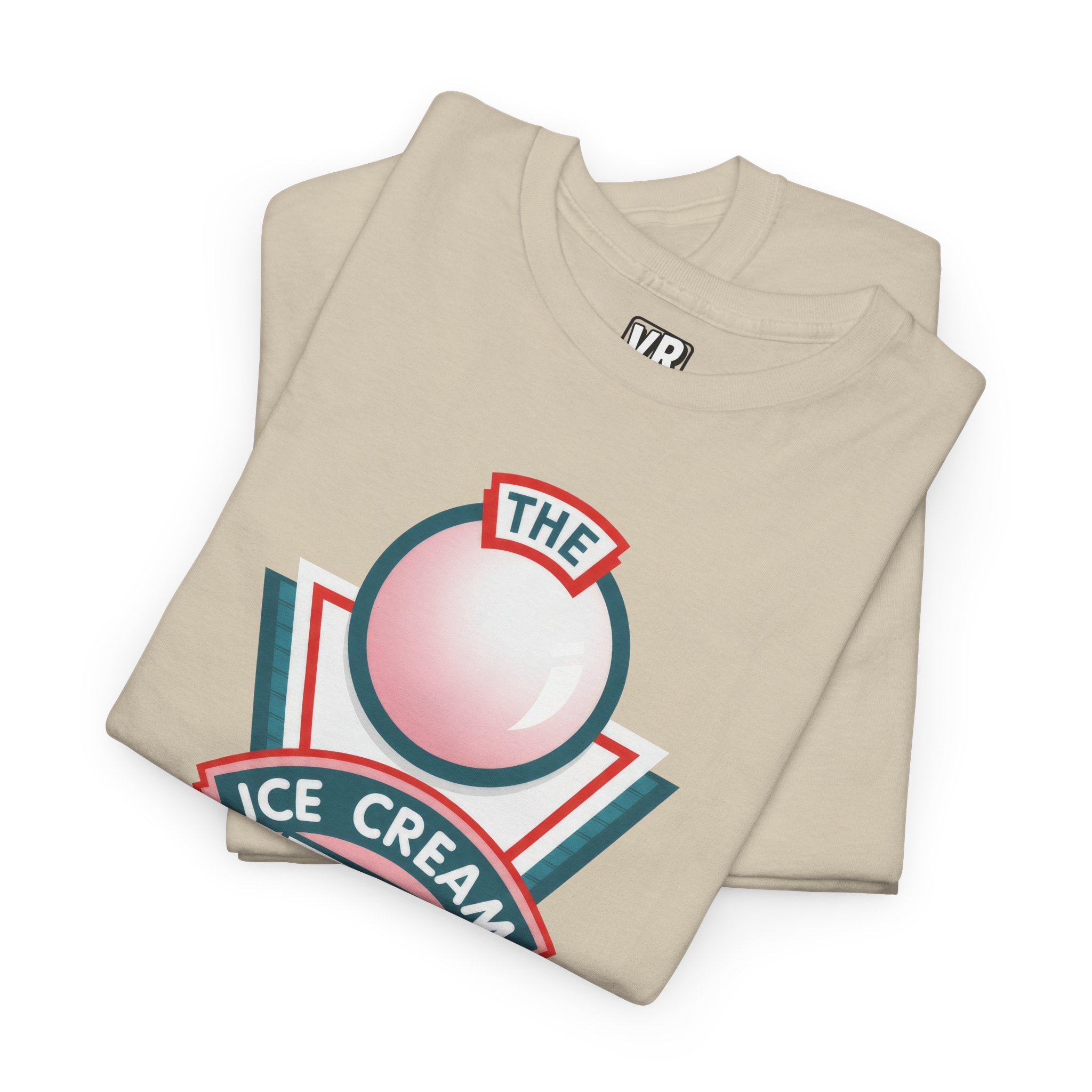 Hill Valley 2015 Ice Cream Clone Tee — Retro Scoop Logo T-Shirt