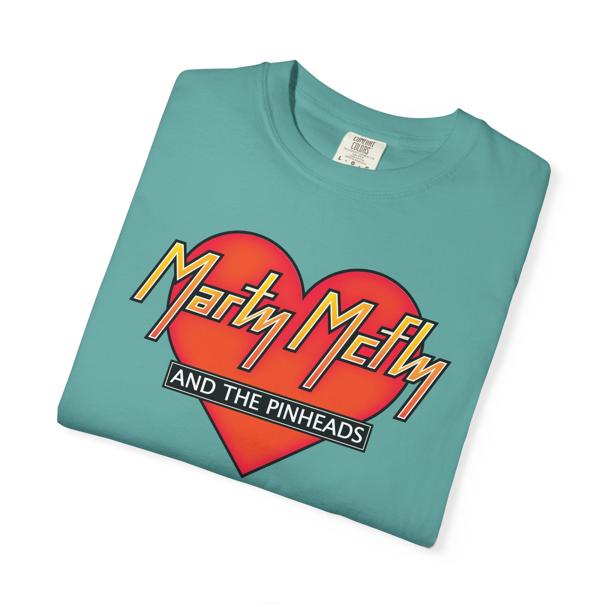 Marty McFly & The Pinheads Heart Logo T-Shirt