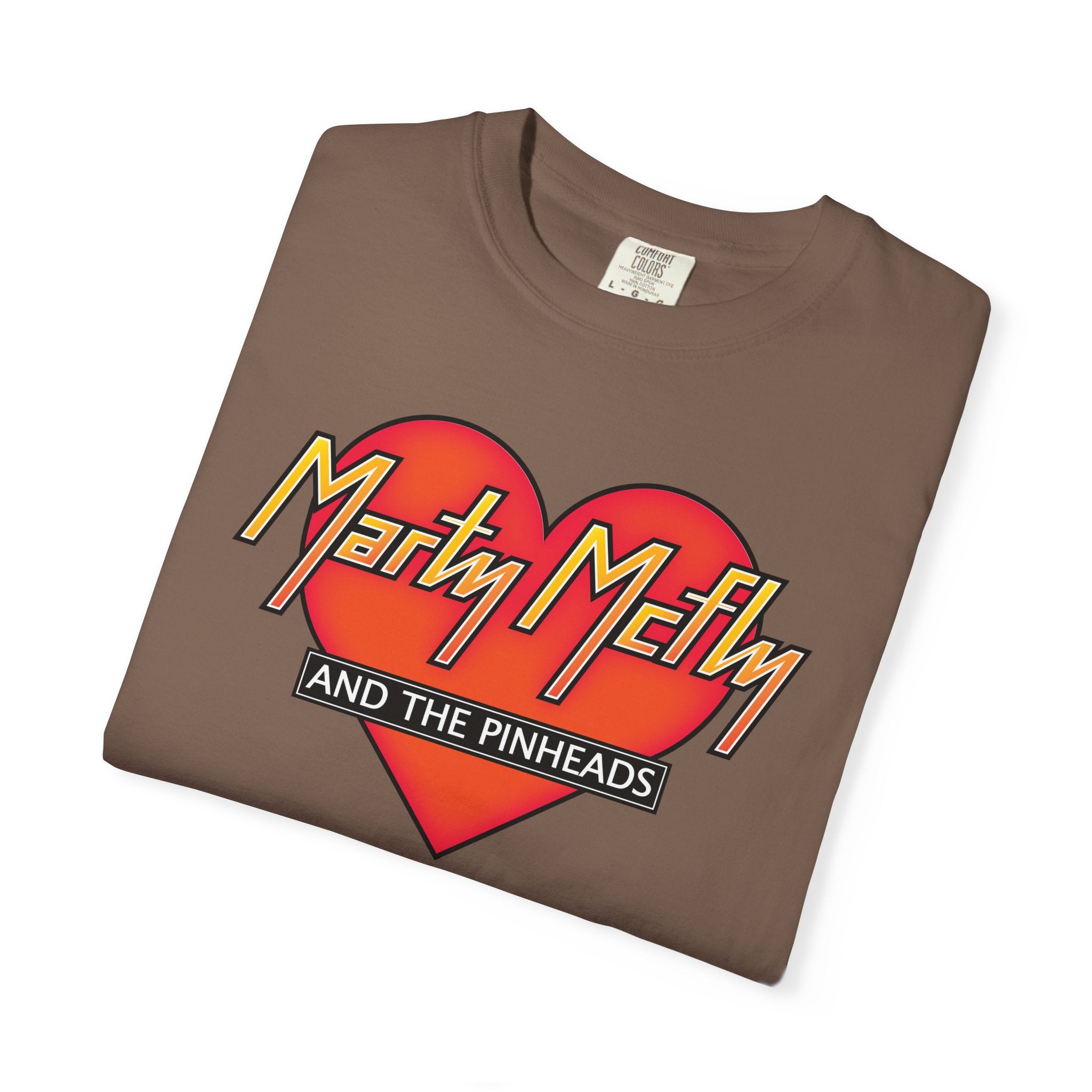Marty McFly & The Pinheads Heart Logo T-Shirt